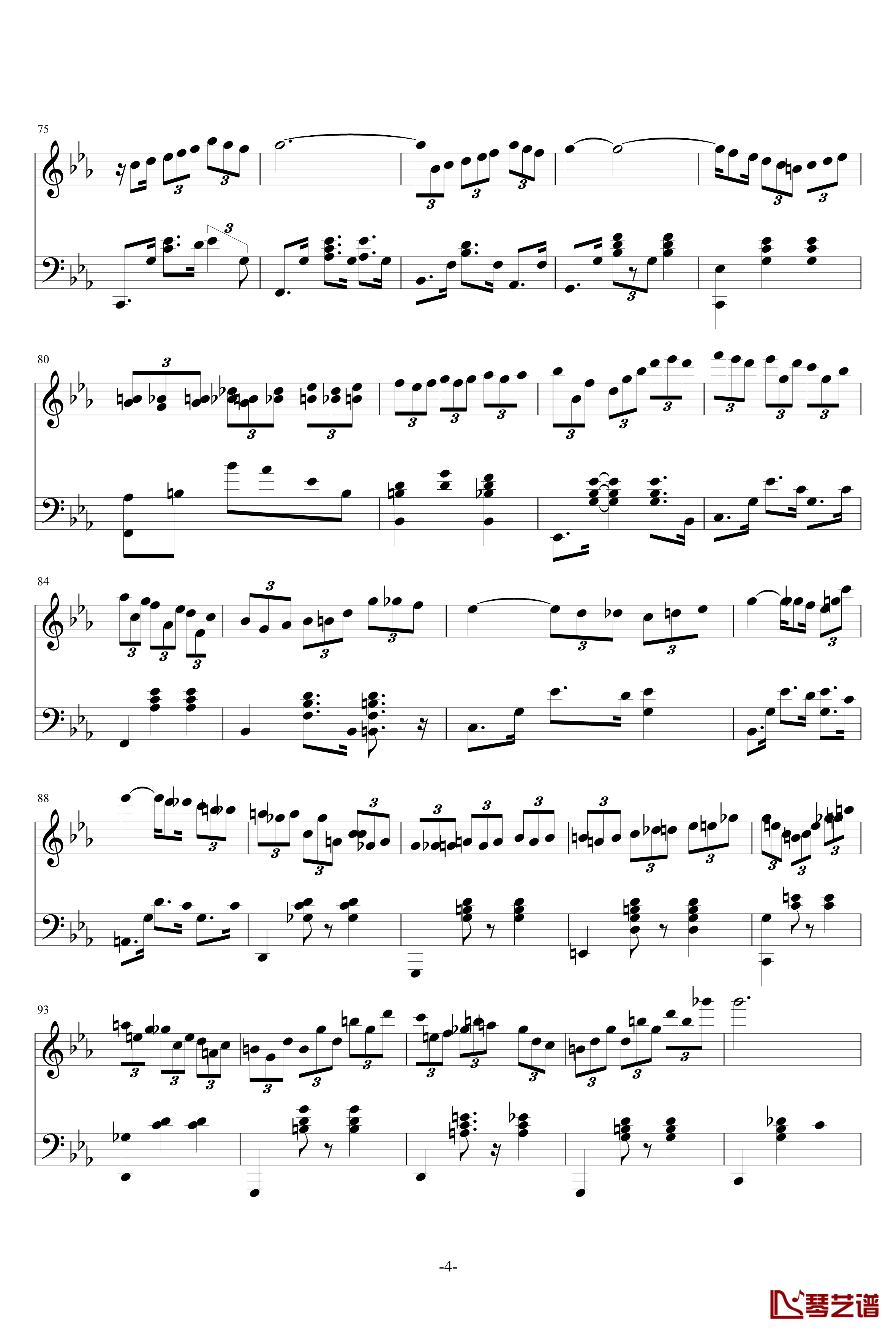 magic waltz钢琴谱-原版琴谱-PDF-海上钢琴师4