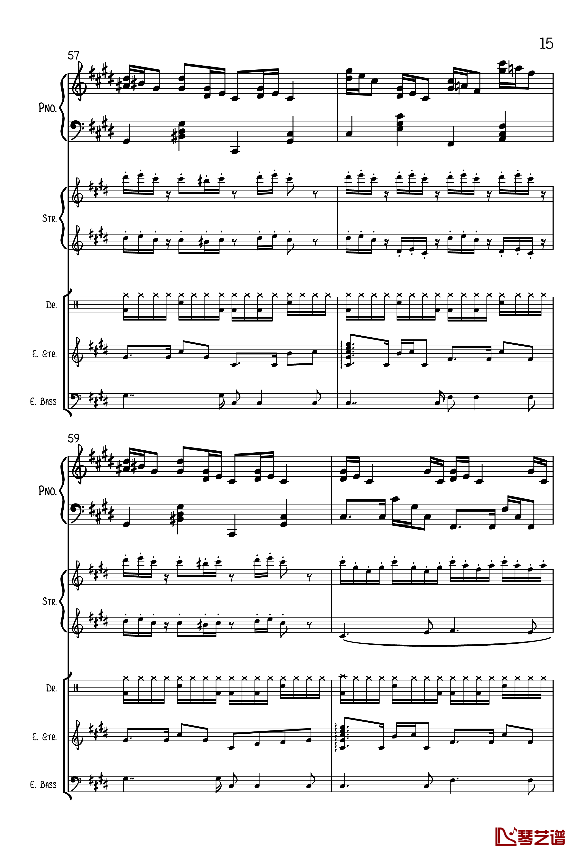 克罗地亚狂想曲钢琴谱-总谱-马克西姆-Maksim·Mrvica15