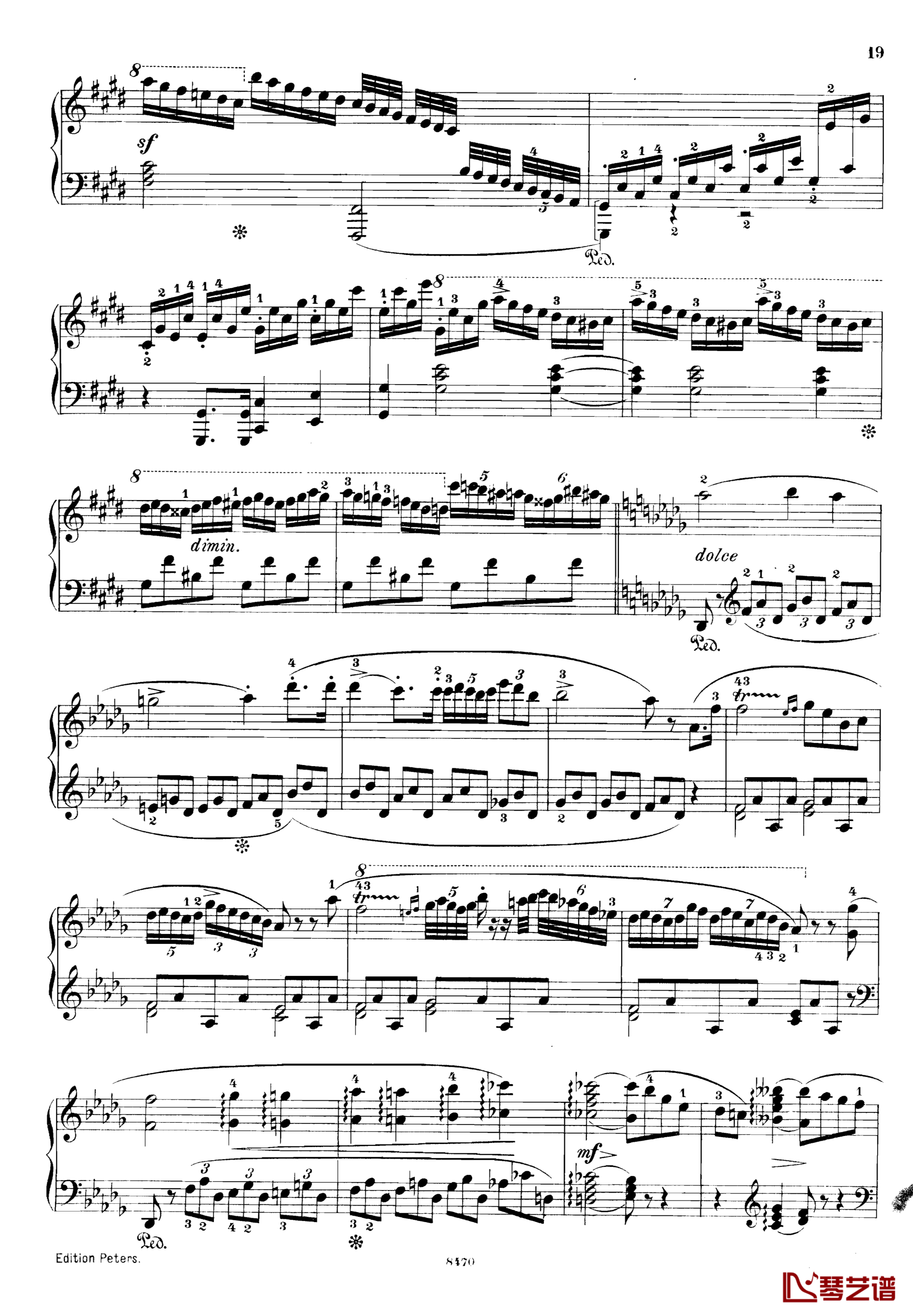升c小调第三钢琴协奏曲Op.55钢琴谱-克里斯蒂安-里斯19