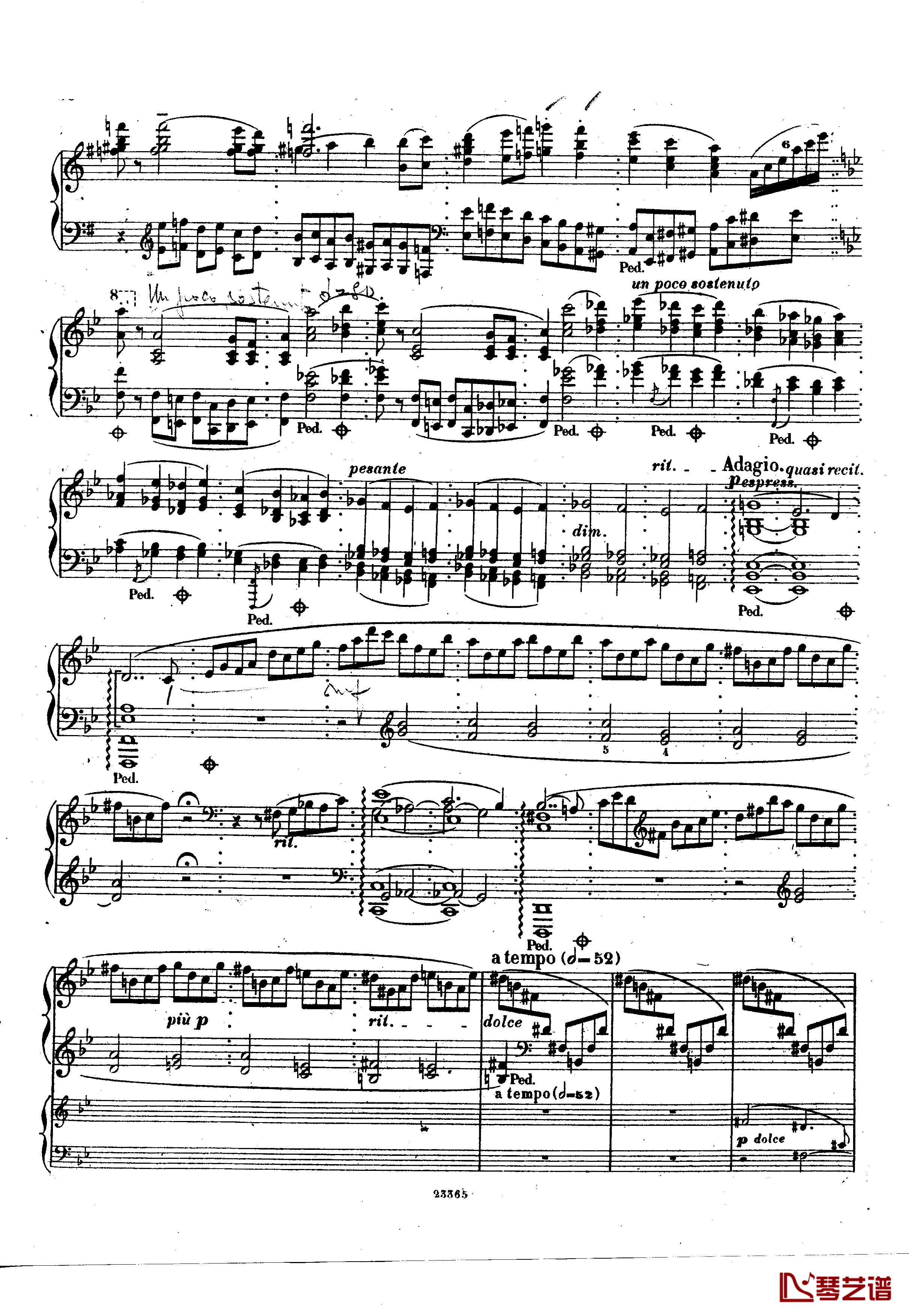g小调钢琴协奏曲  Op.15钢琴谱-斯甘巴蒂36