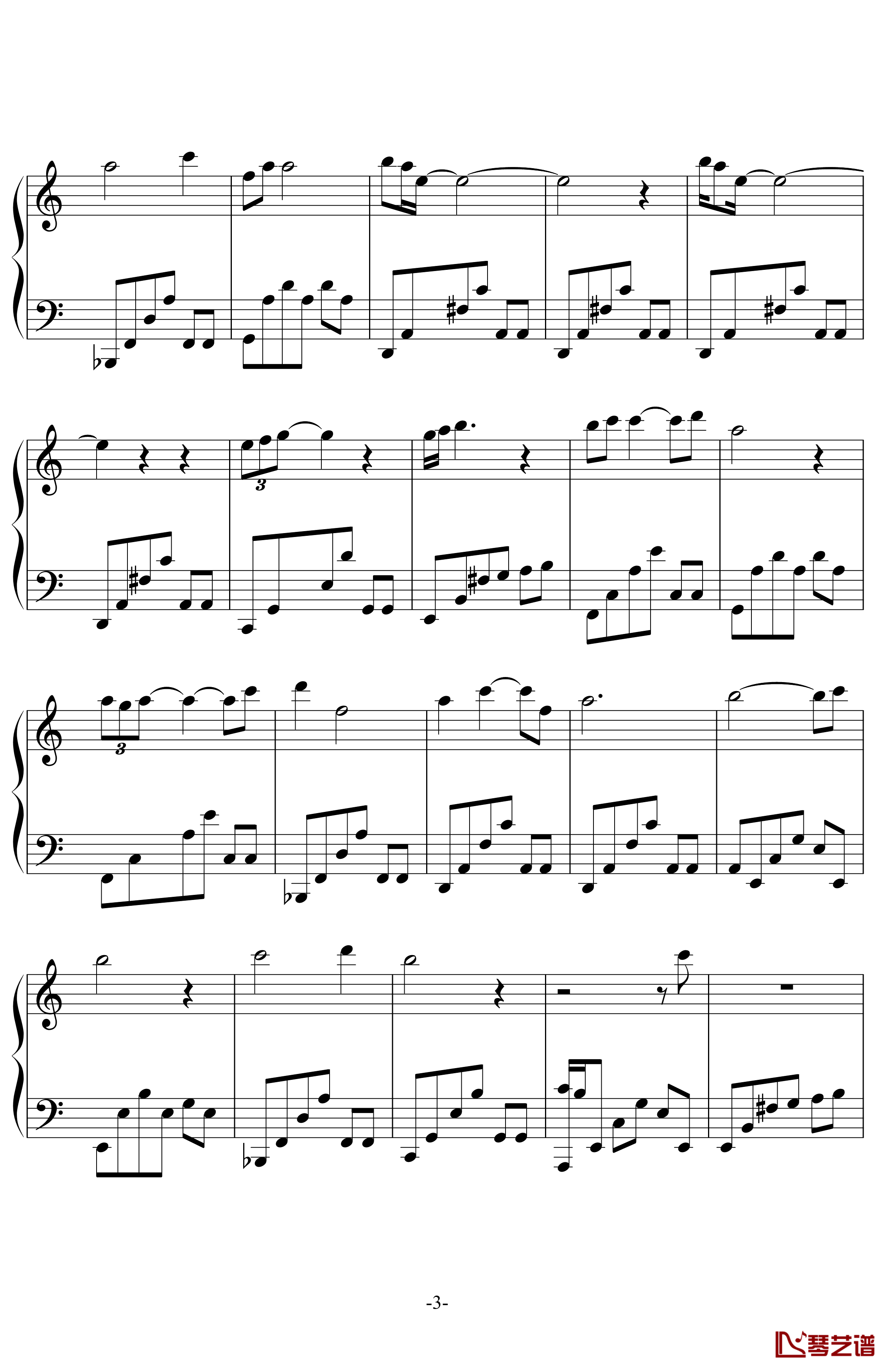 Petals钢琴谱-swenl3
