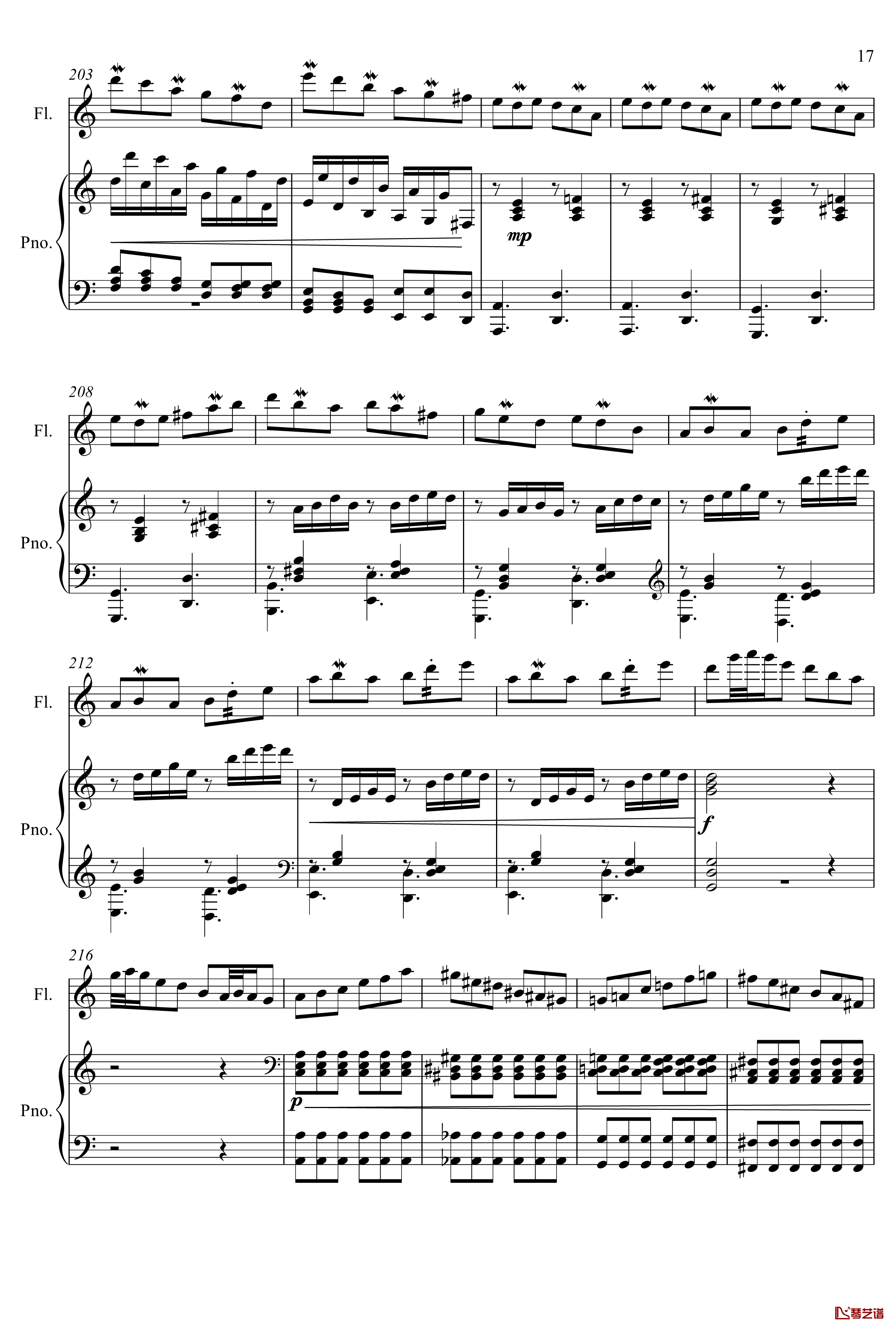 即兴曲3钢琴谱-yewwc17