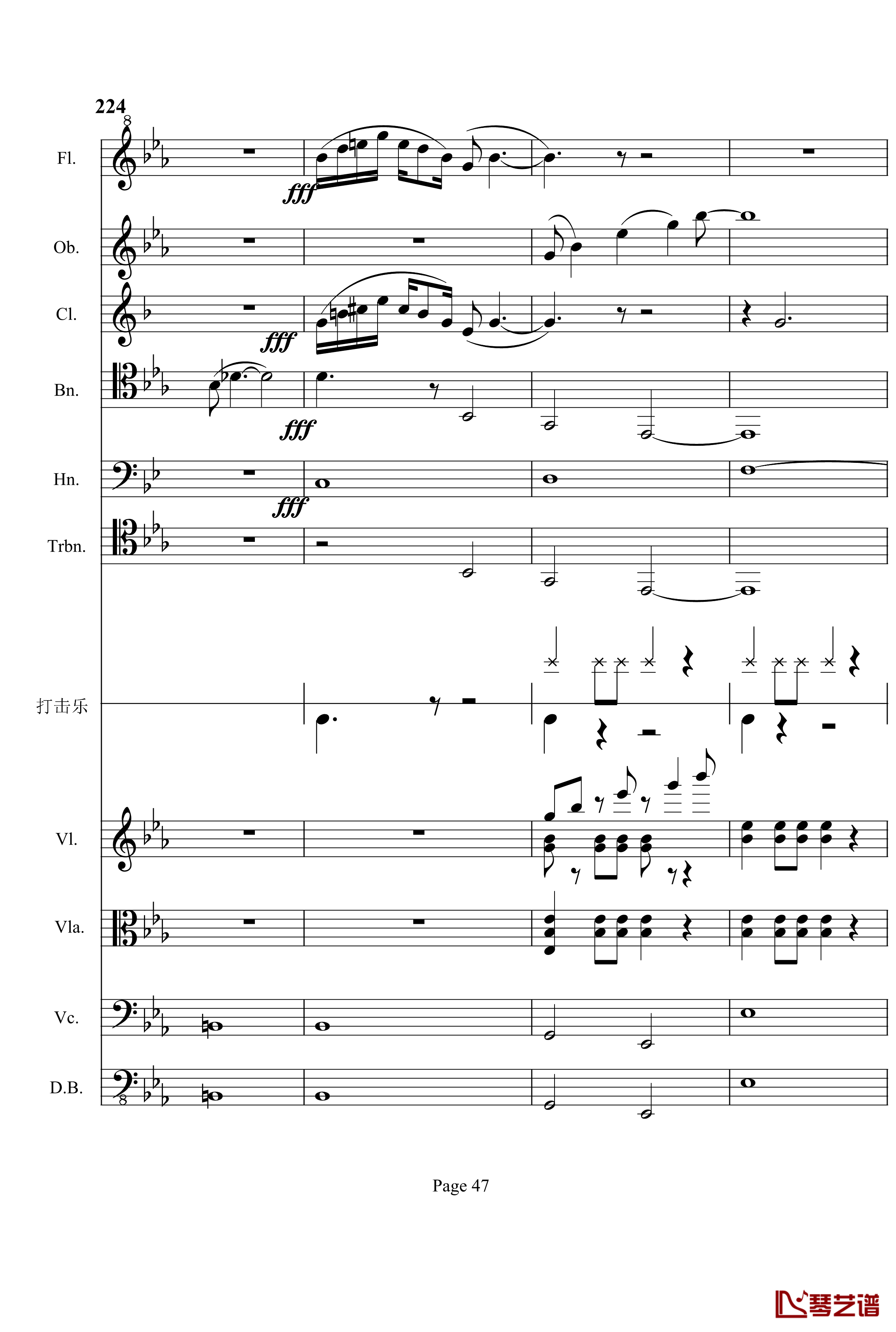 第三交响曲钢琴谱-梦幻的传说-项道荣47