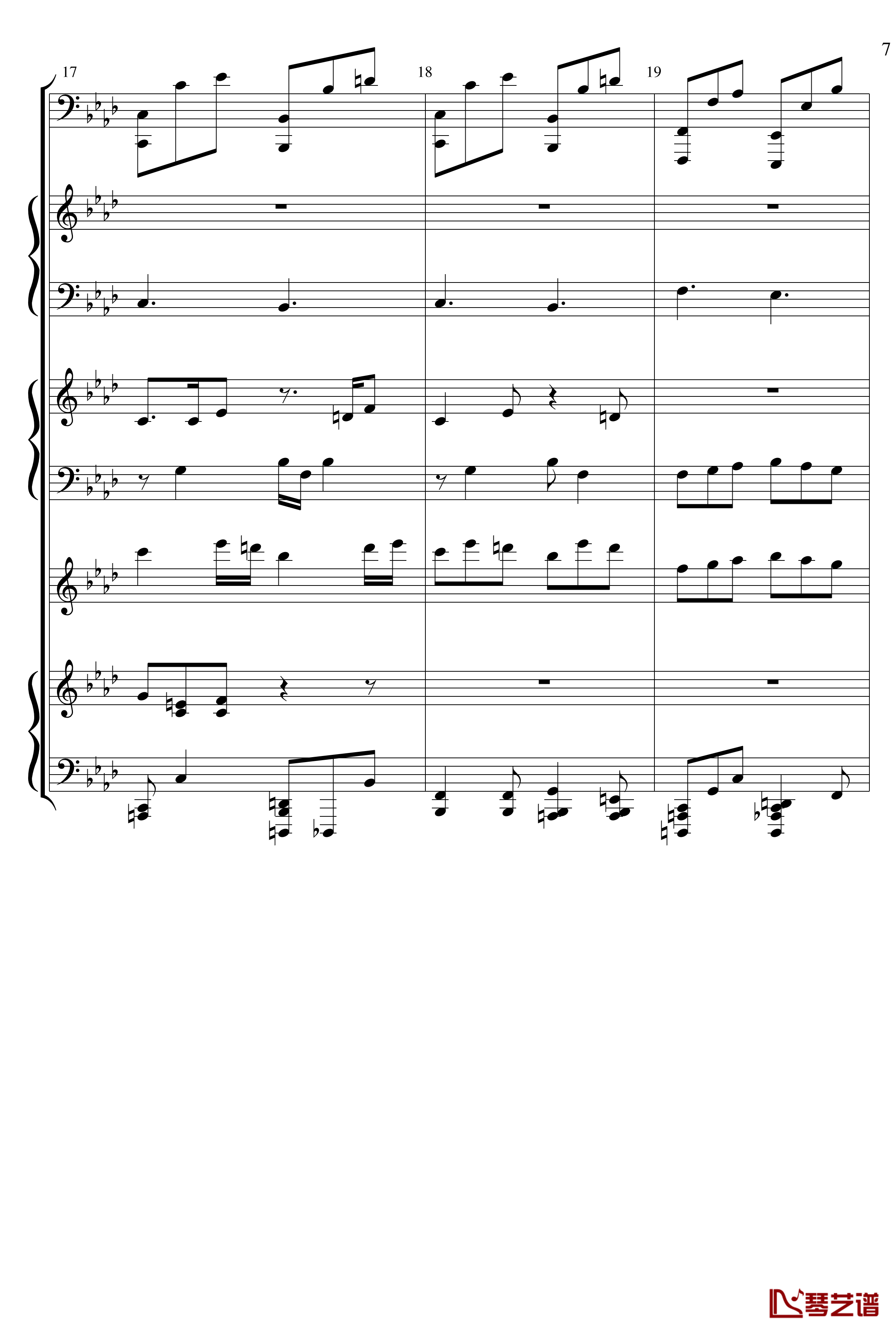 丝绸之路钢琴谱-gyf5137