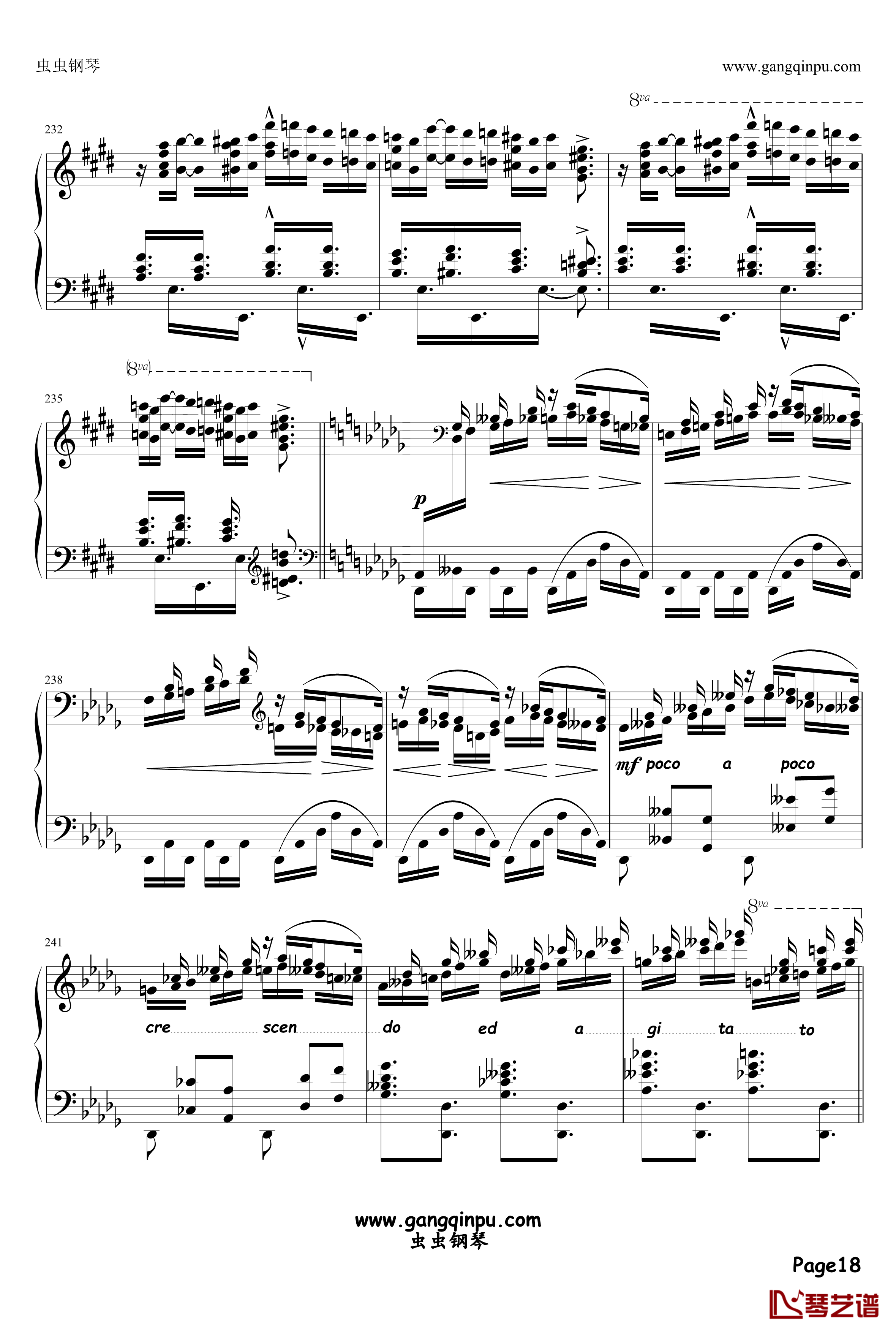 伊斯拉美钢琴谱-Mily Balakirev18