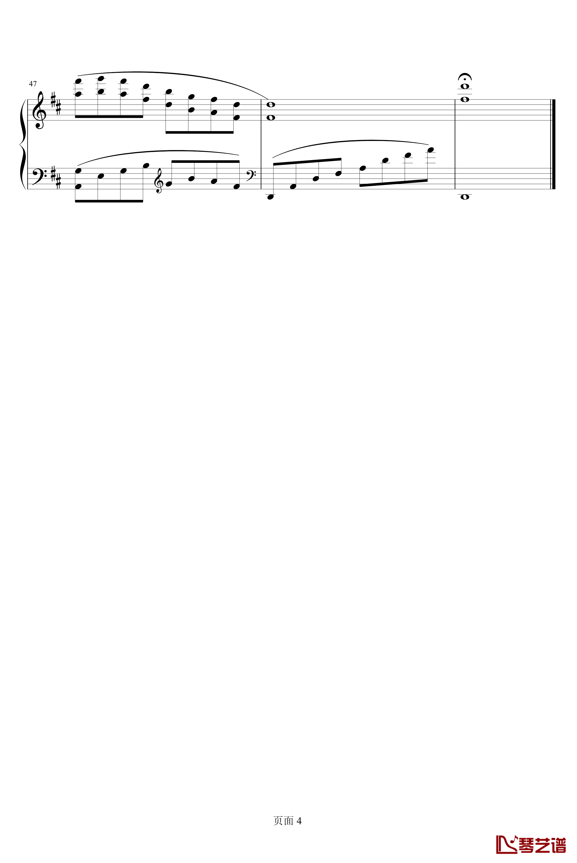 如你所愿钢琴谱-As You Wish-Yiruma4