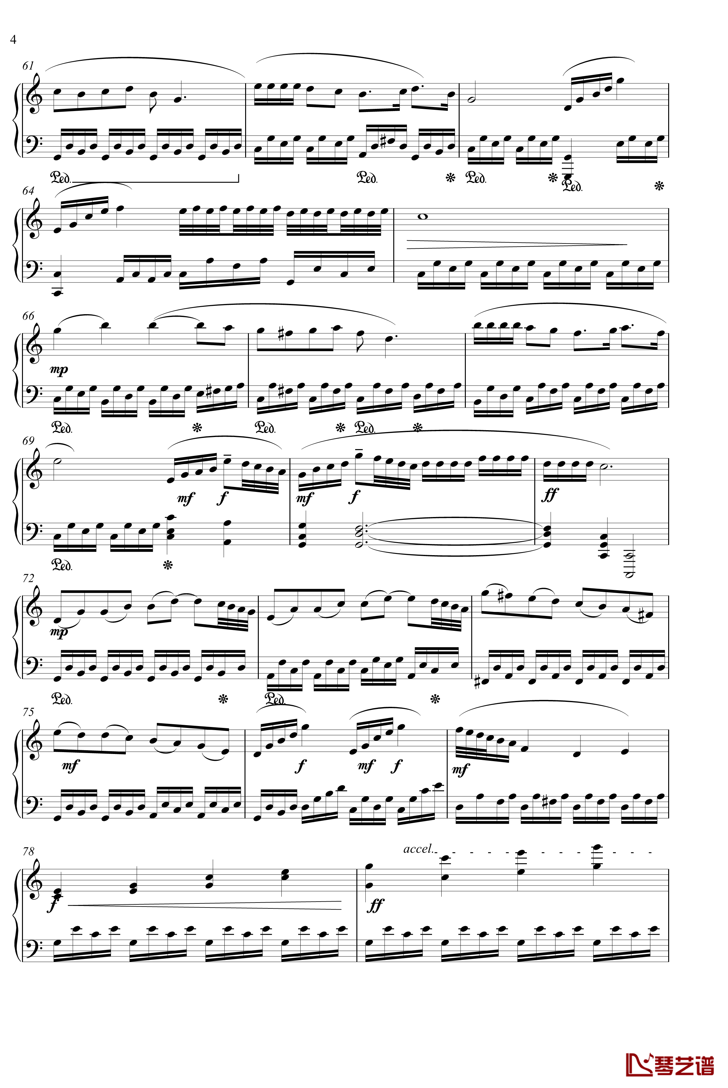 C大调奏鸣曲钢琴谱-第一乐章-尚朋4