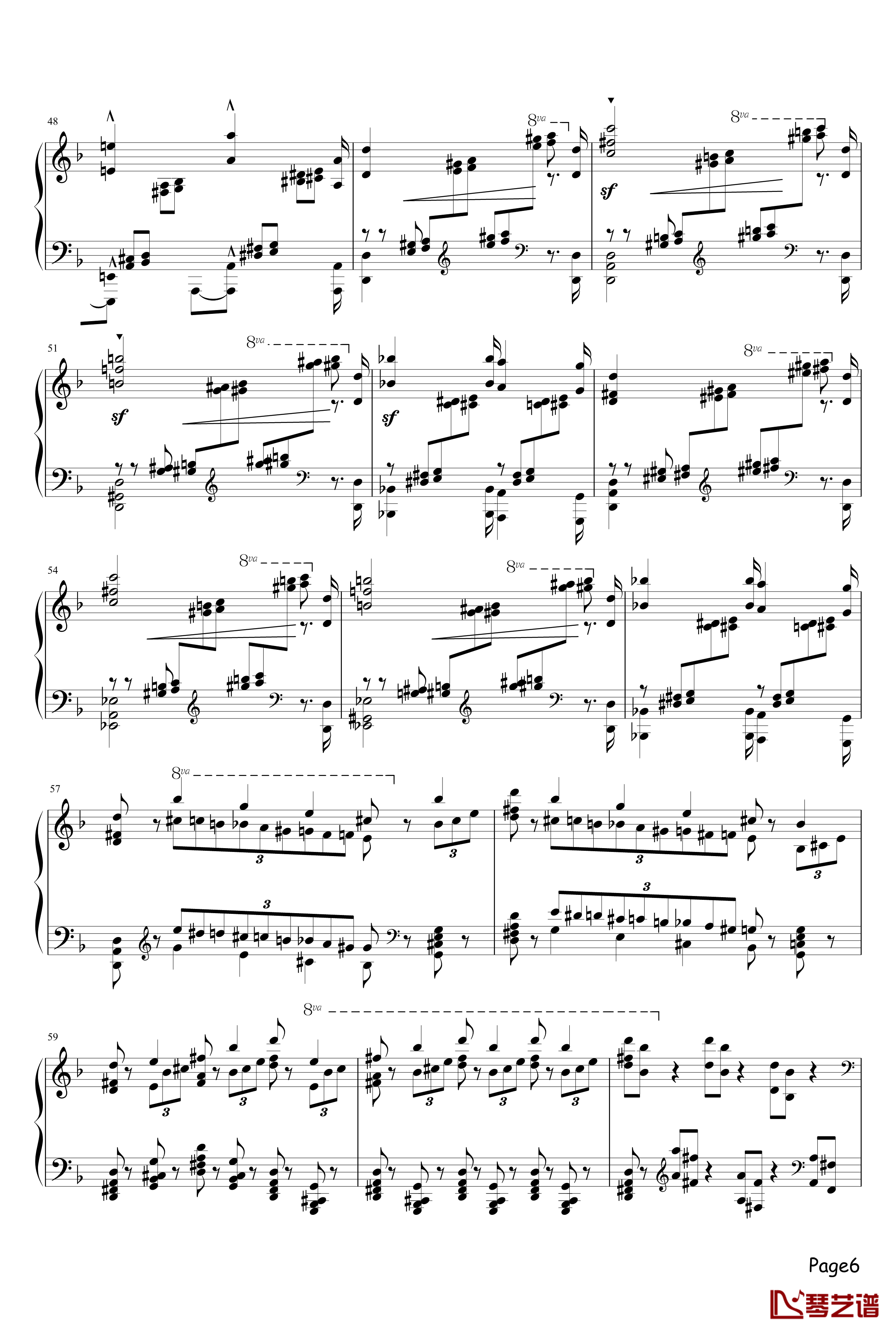 Etudes dexecution transcendante No.4钢琴谱-Mazeppa-李斯特6