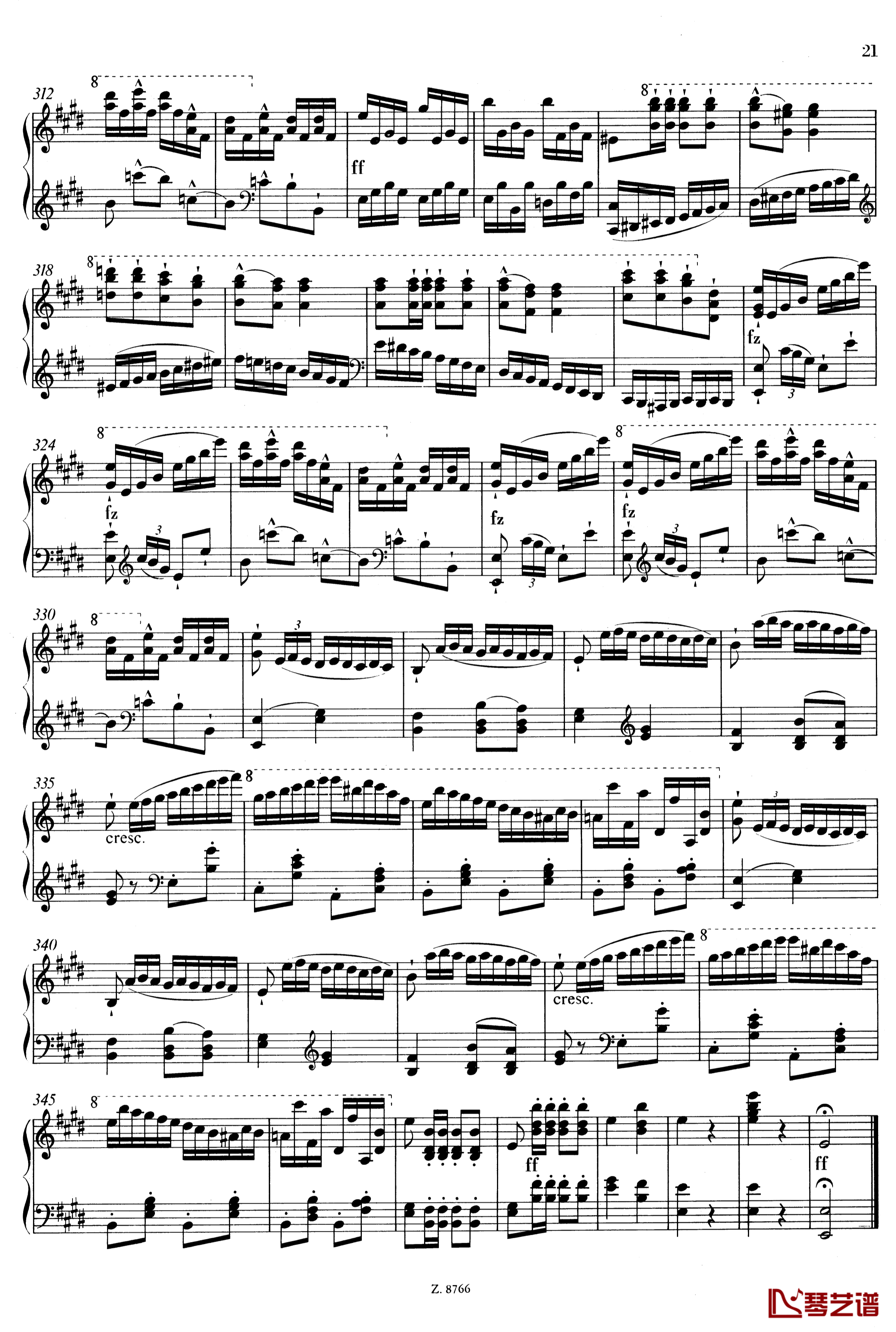 罗西尼主题华丽即兴曲钢琴谱-S.150-李斯特10
