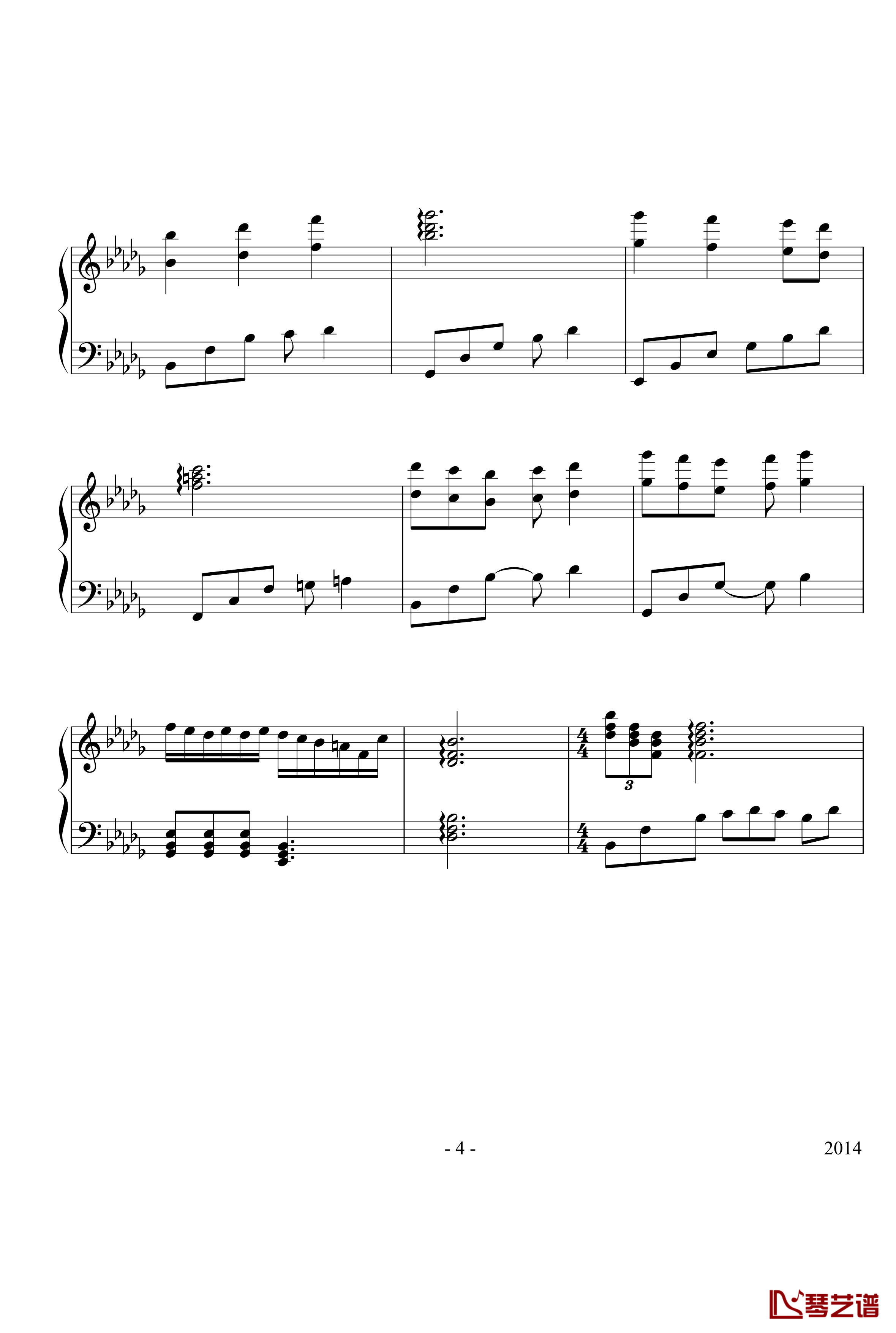 Holess钢琴谱-Twighter4