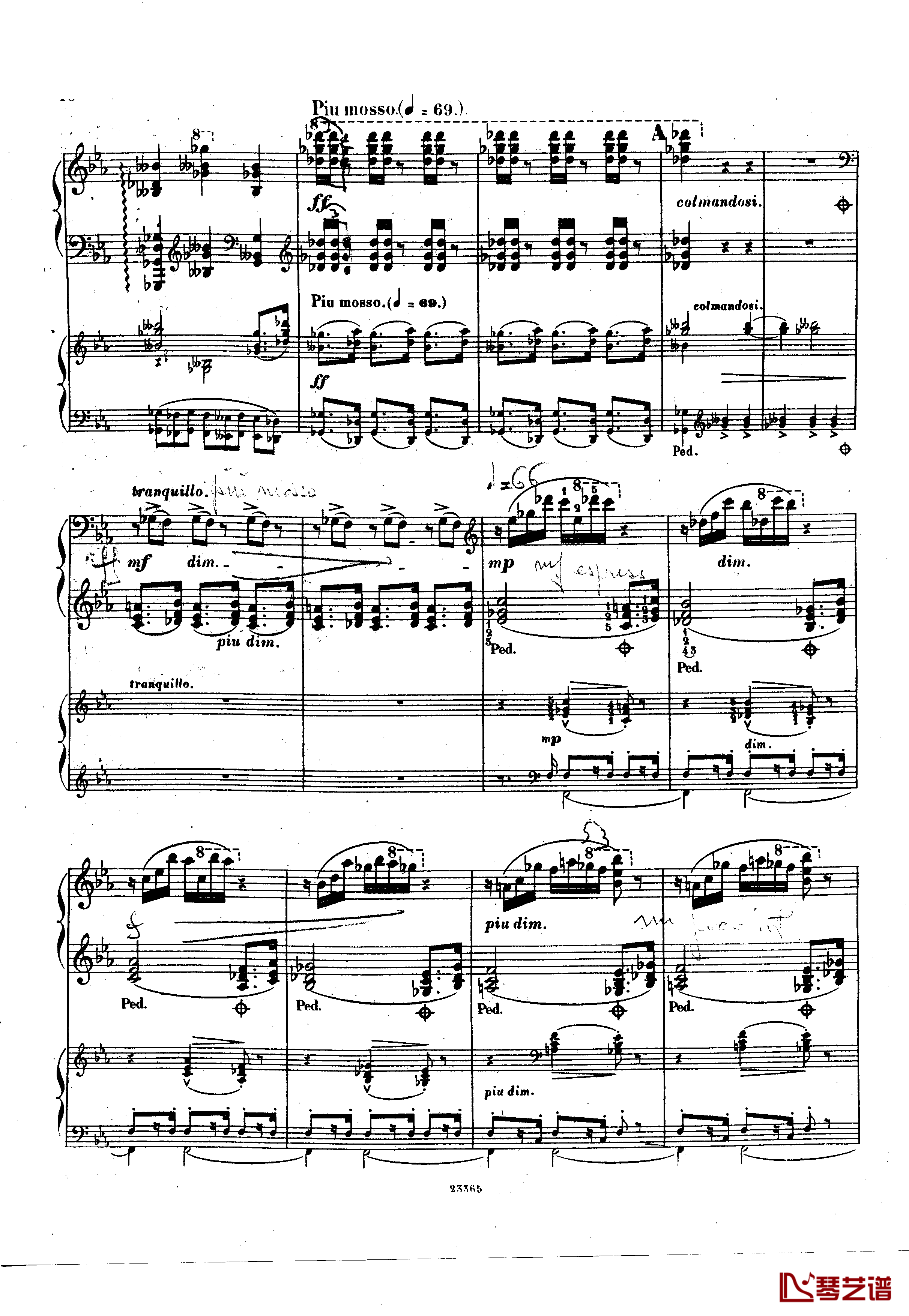 g小调钢琴协奏曲  Op.15钢琴谱-斯甘巴蒂46