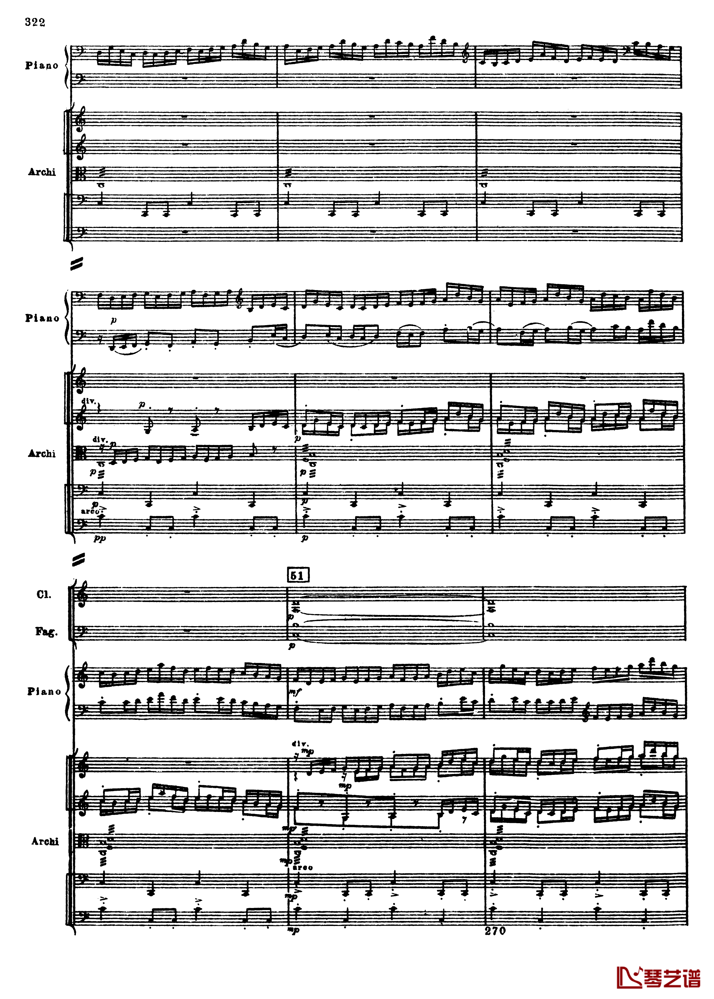 普罗科菲耶夫第三钢琴协奏曲钢琴谱-总谱-普罗科非耶夫54
