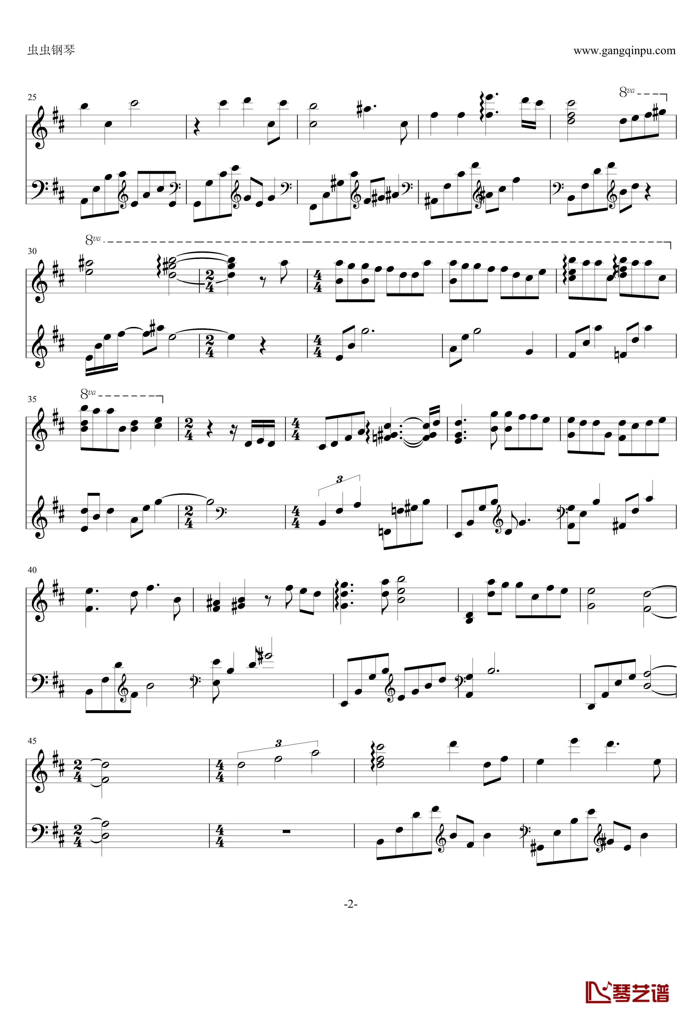 Nothing to say钢琴谱-Yiruma2