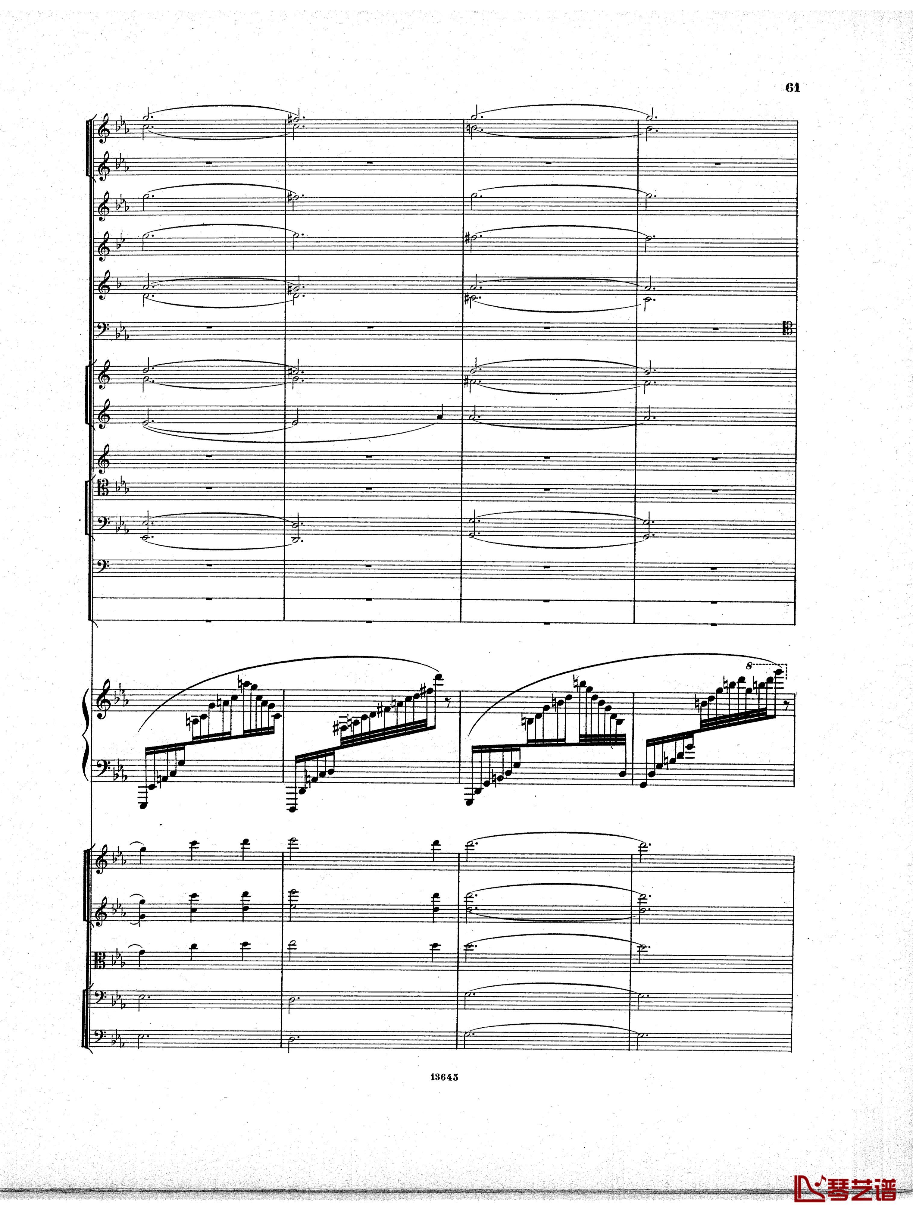 Lyapunov 降E小调第一钢琴协奏曲 Op.4钢琴谱-Lyapunov60