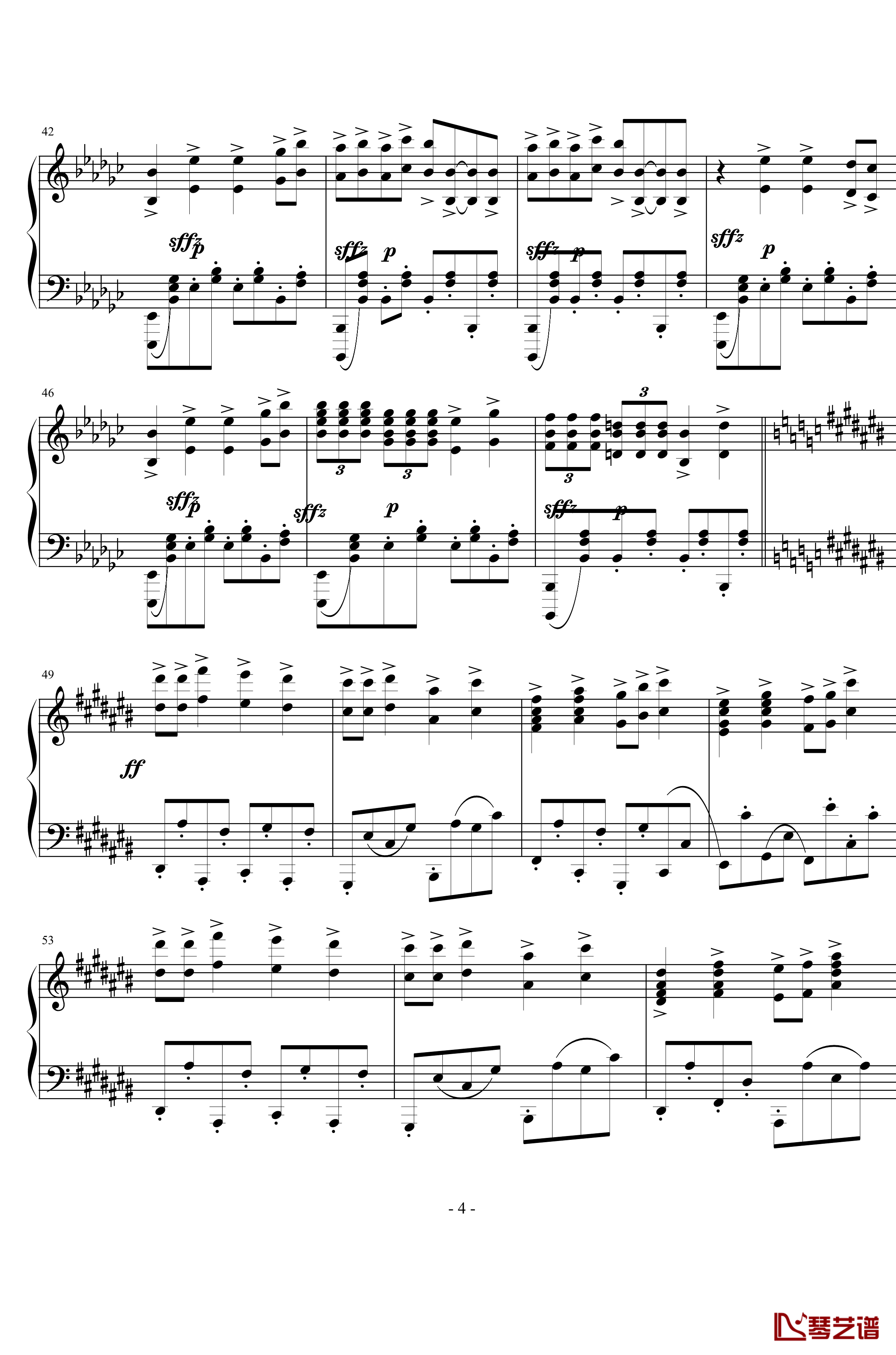 Op.40钢琴谱-前奏曲-人格分裂4