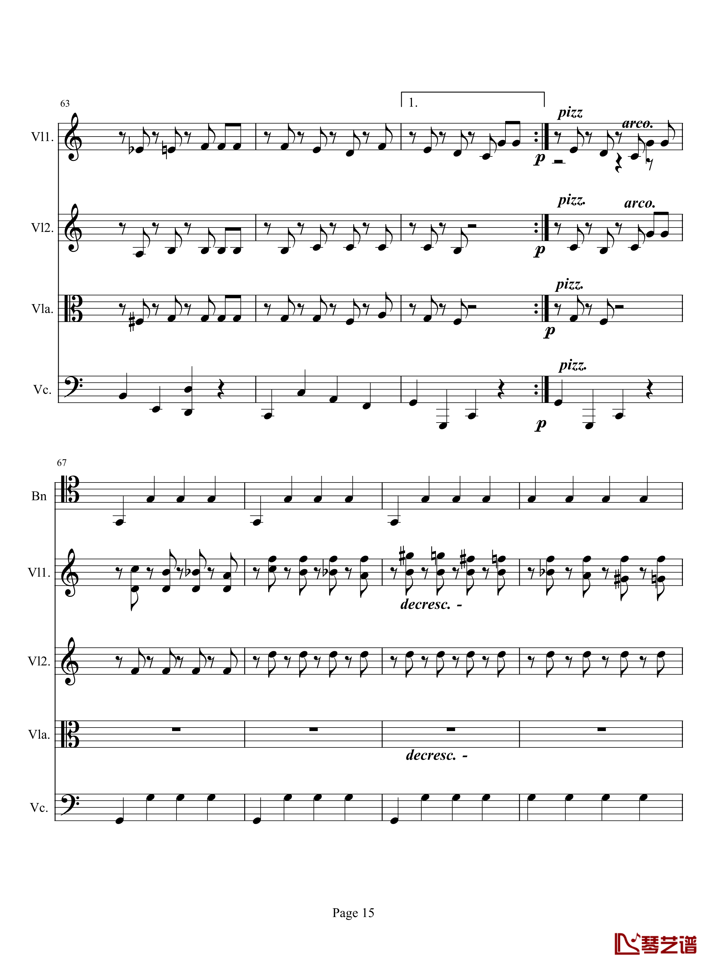 奏鸣曲之交响钢琴谱-第10首-2-贝多芬-beethoven15