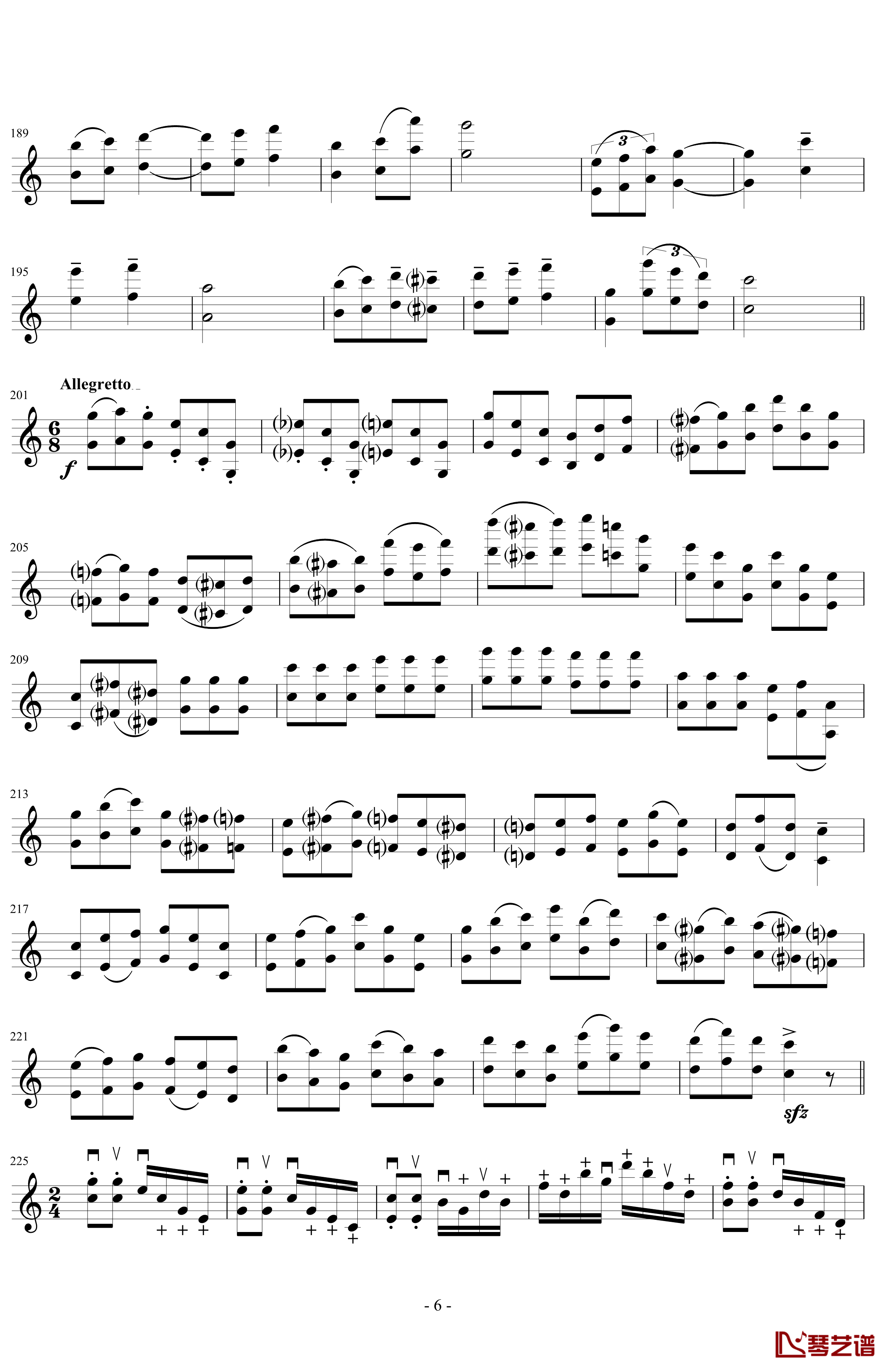 莫扎特主题变奏曲钢琴谱-DXF6