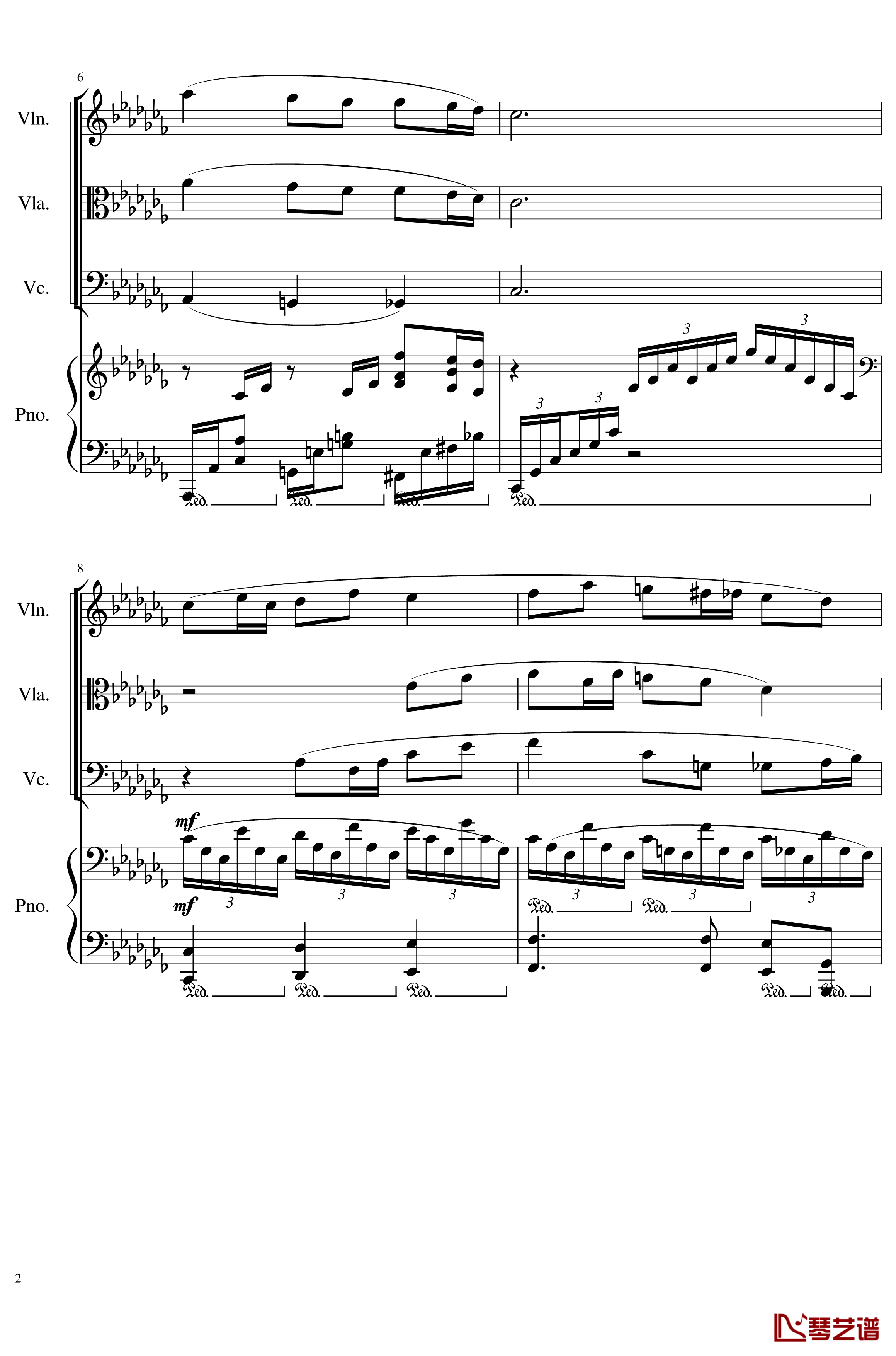 I love Minecraft, Op.96钢琴谱-一个球2