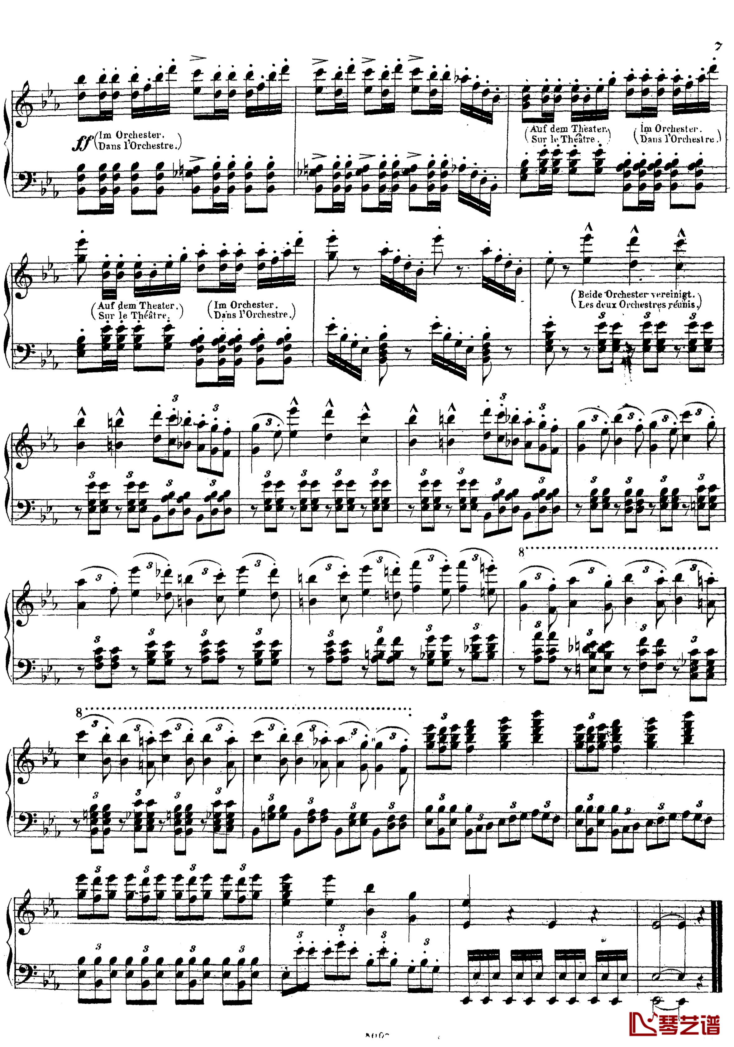 加冕进行曲钢琴谱-歌剧-先知-选曲-梅耶贝尔6
