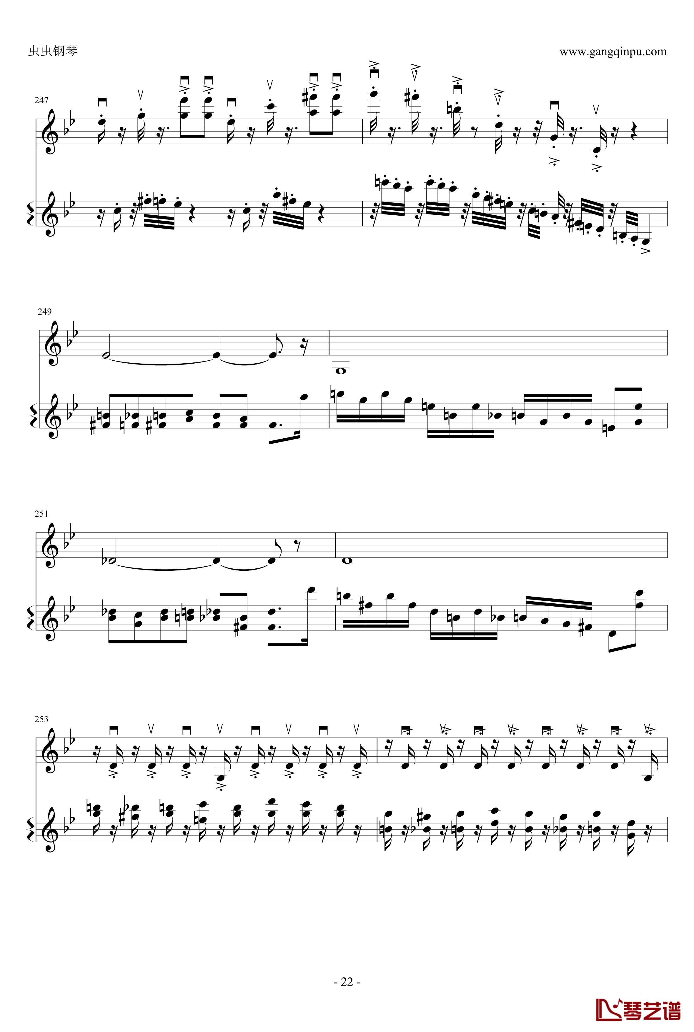 意大利国歌钢琴谱-变奏曲修改版-DXF22