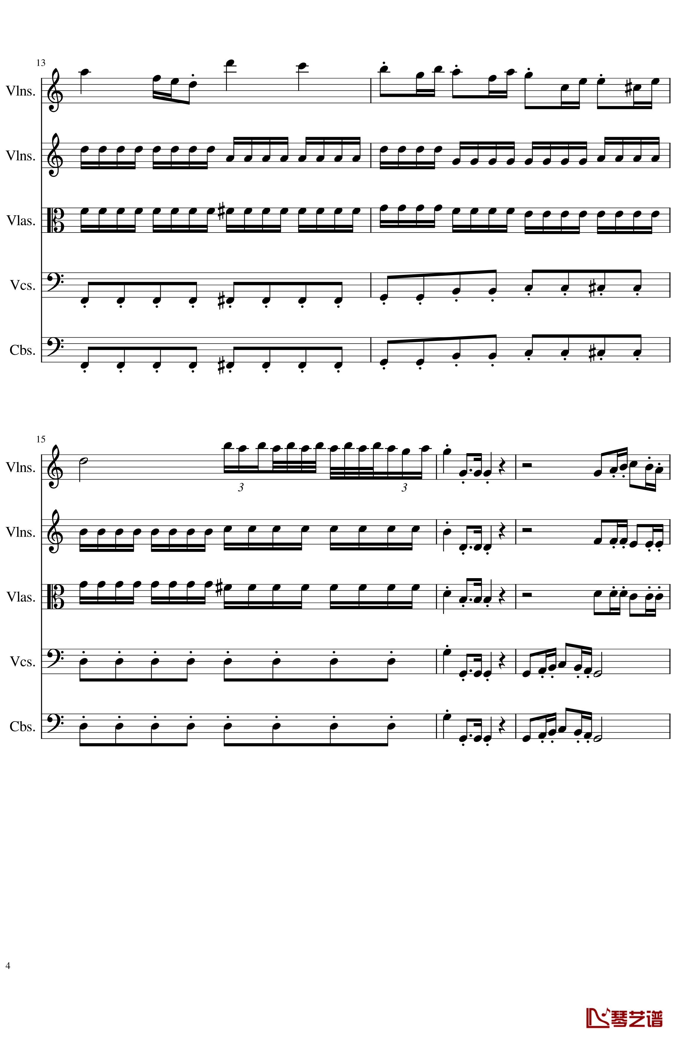 March in C, Op.124b钢琴谱-一个球4