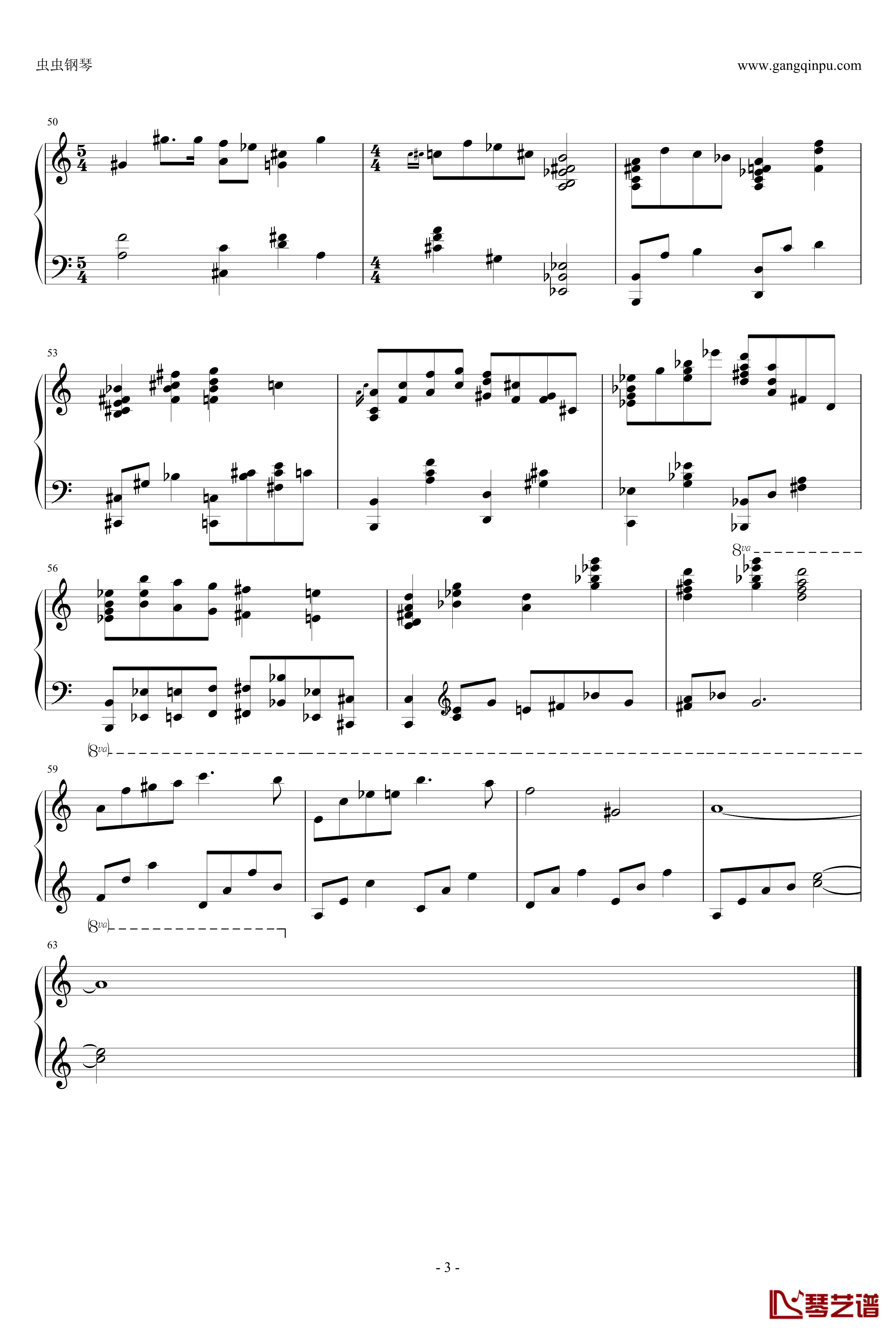 Russian Lullaby钢琴谱-Eldar Djangirov3
