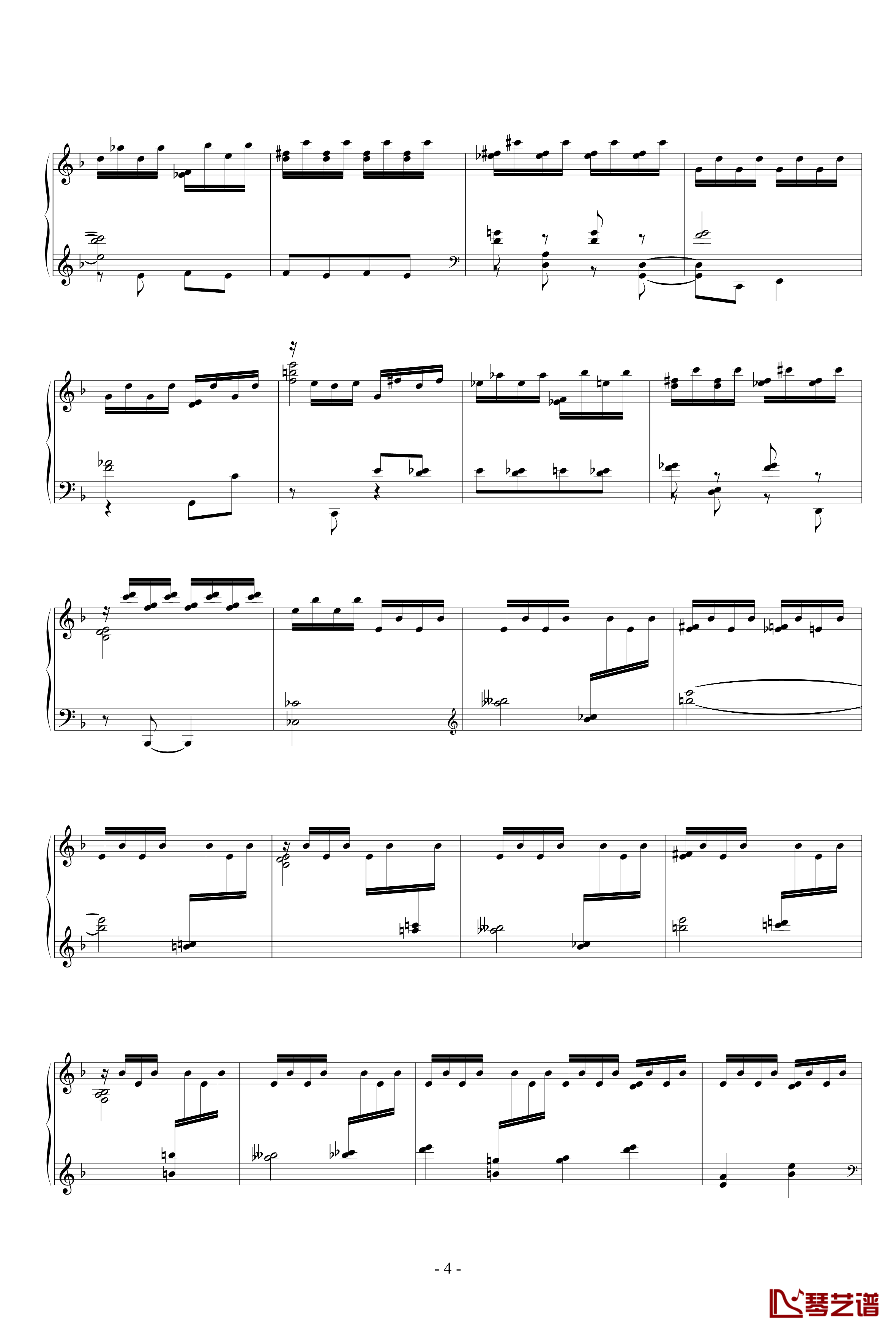 冥想集钢琴谱-修改-升c小调32