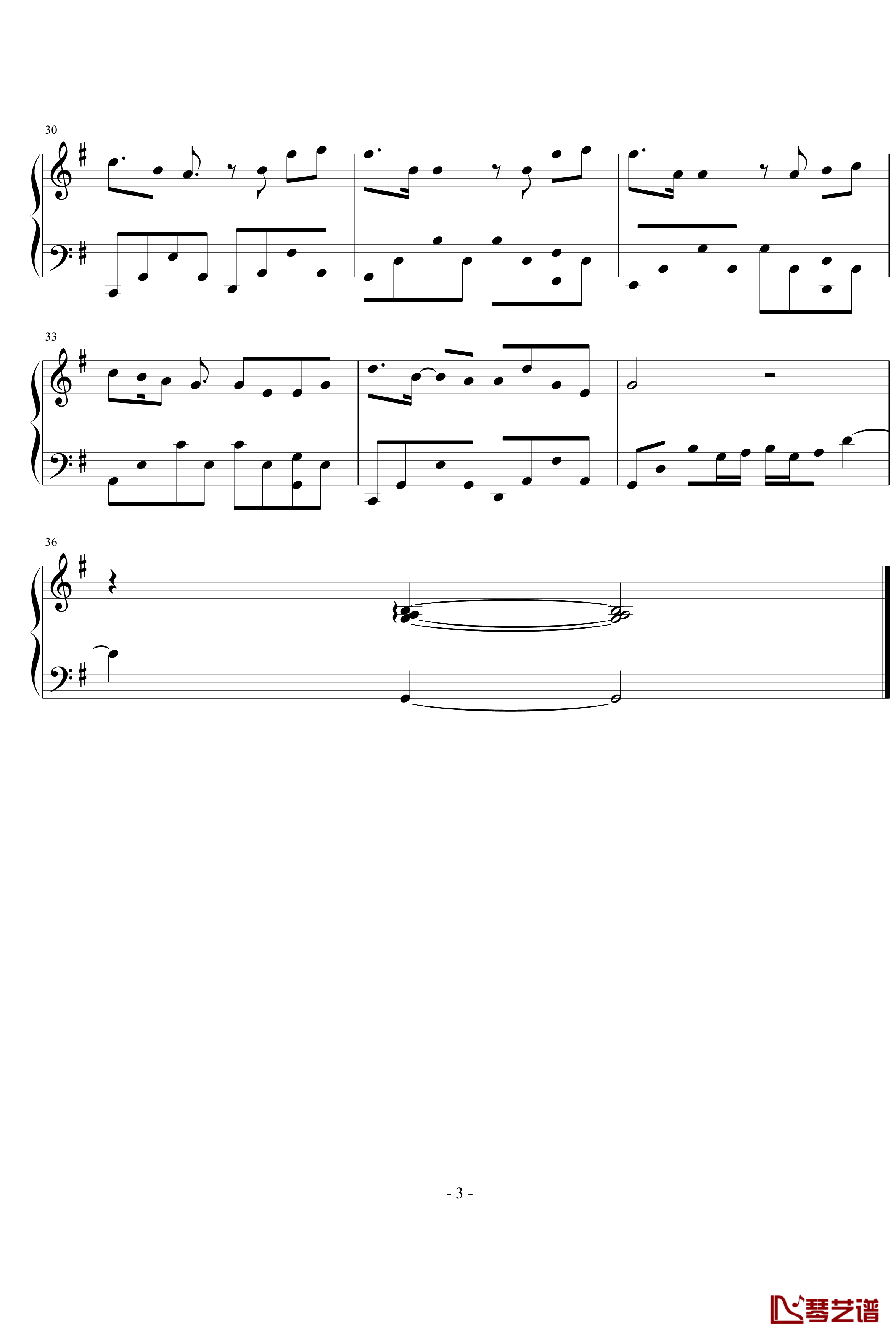 印迹钢琴谱-lokong3