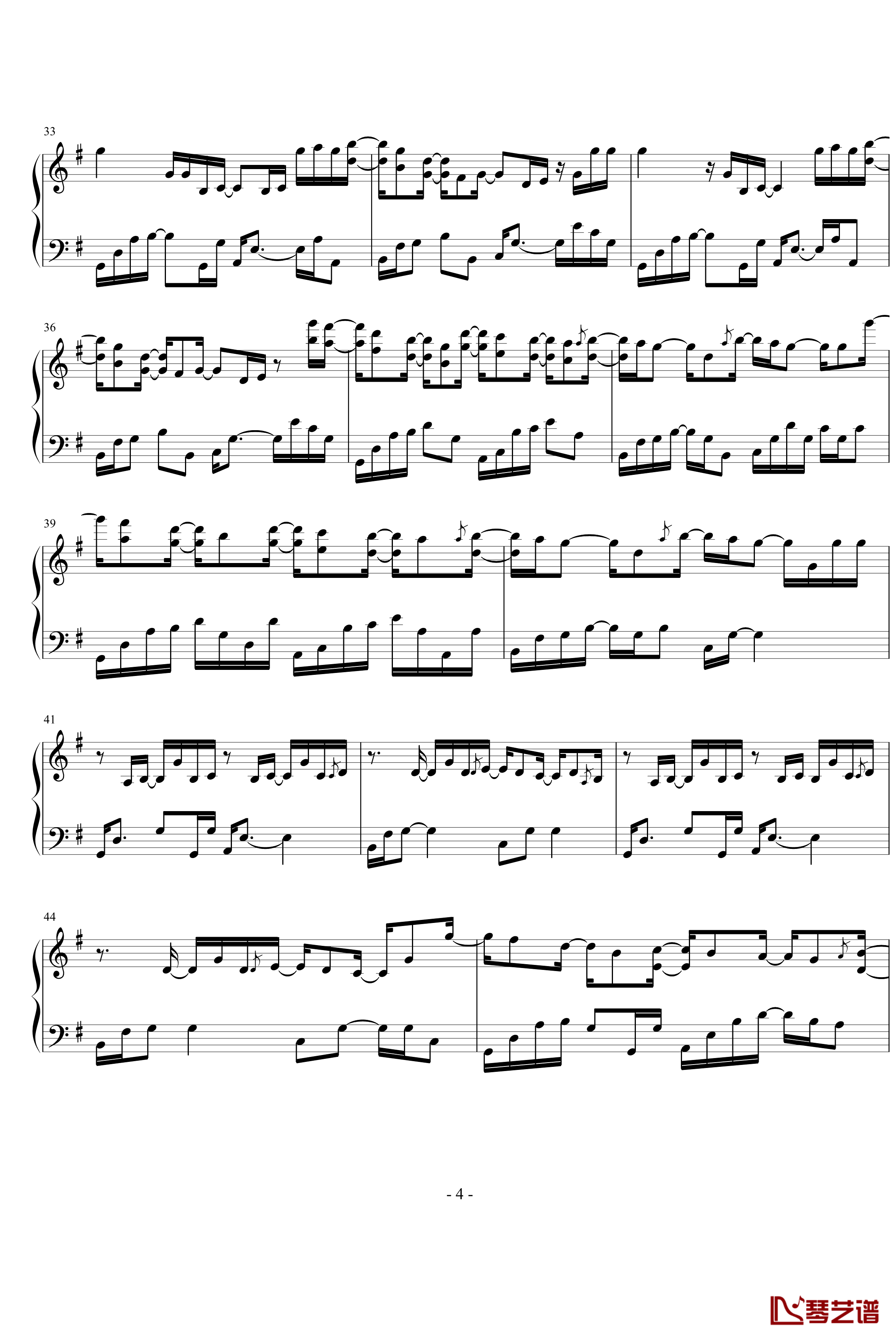 It's your day钢琴谱-Yiruma4