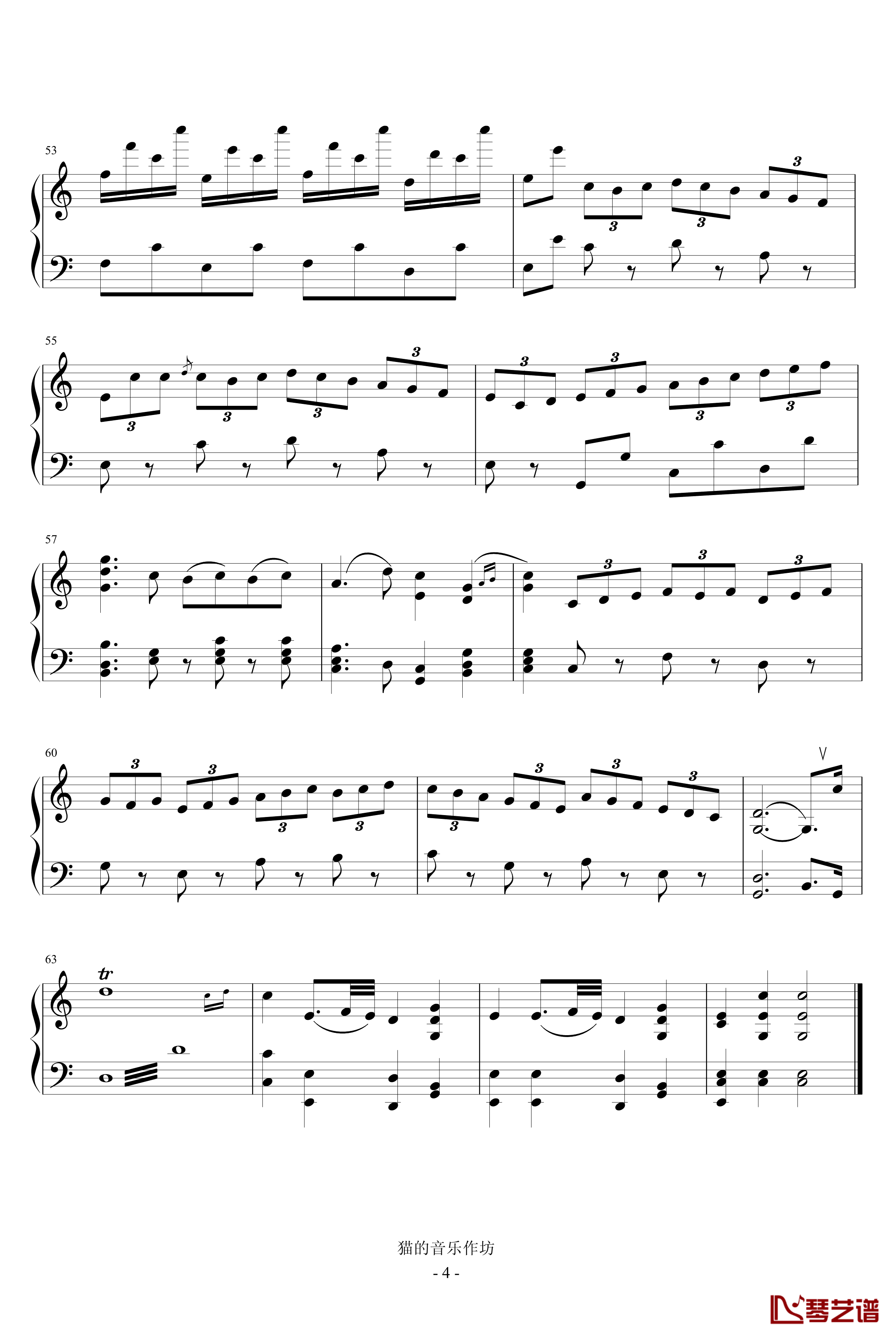 C大调奏鸣曲2钢琴谱-布列瓦尔4