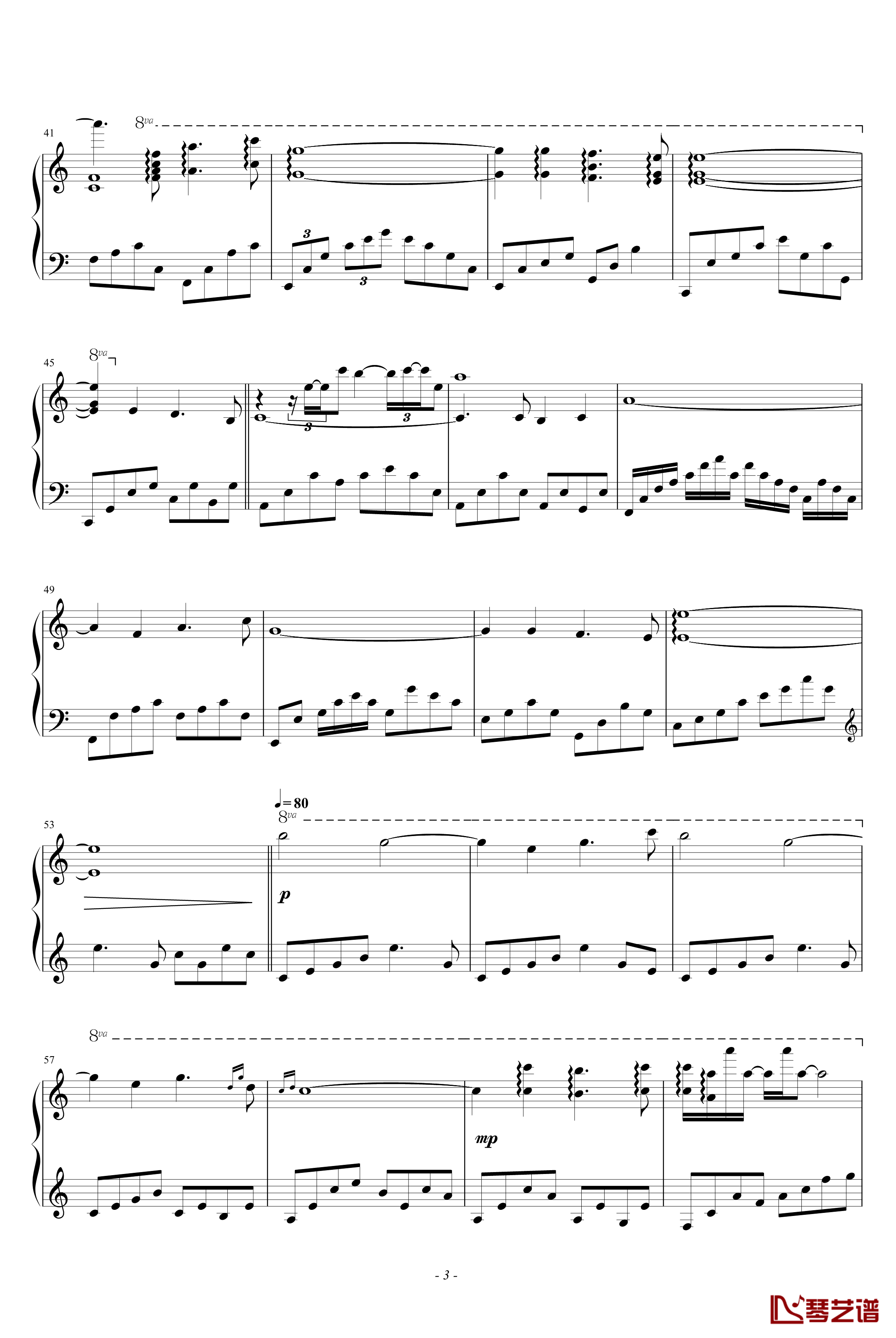 Gracefully钢琴谱-Giovanni Marradi-乔瓦尼3