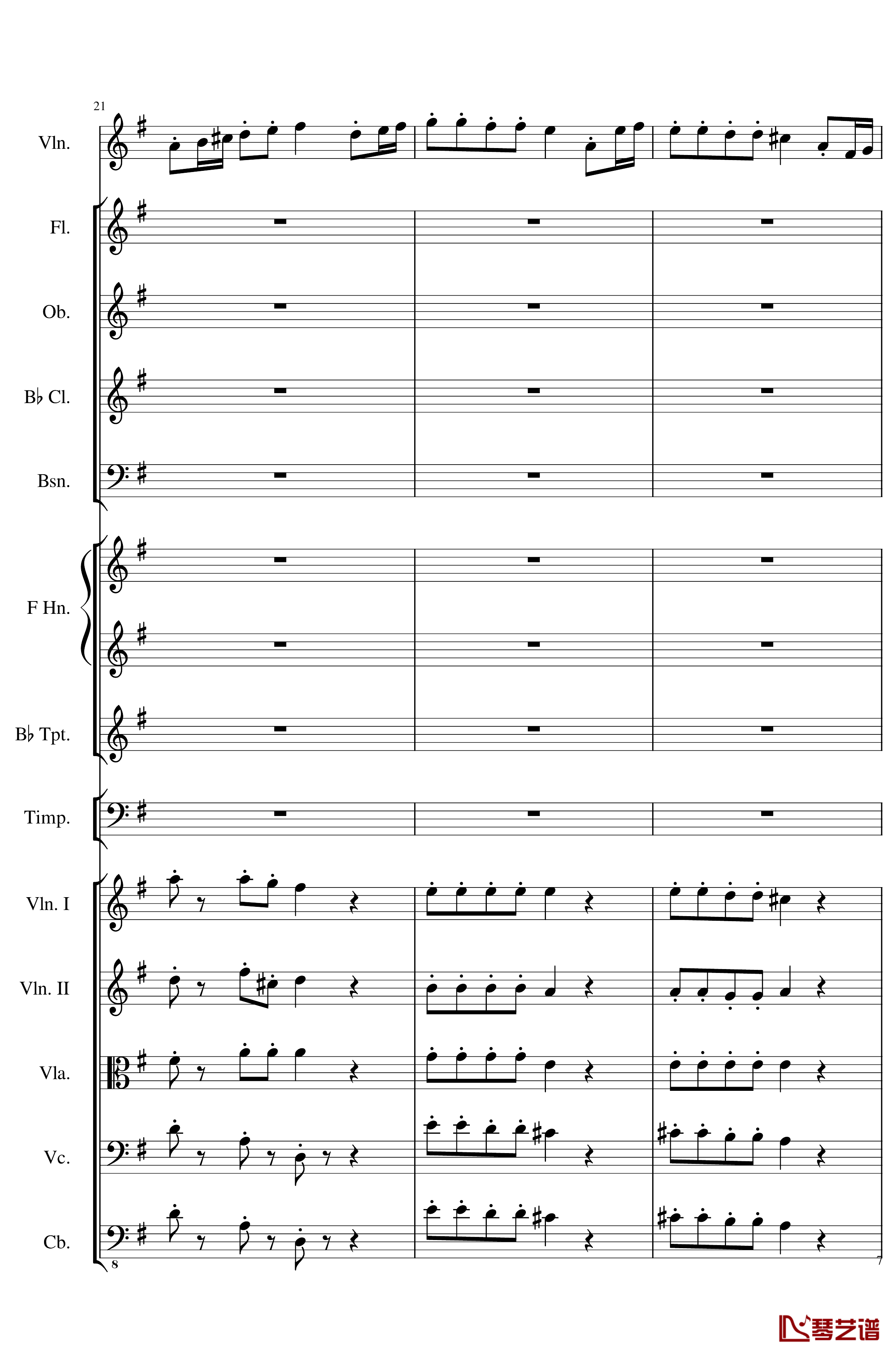Rondo in G, Op.137钢琴谱-一个球7