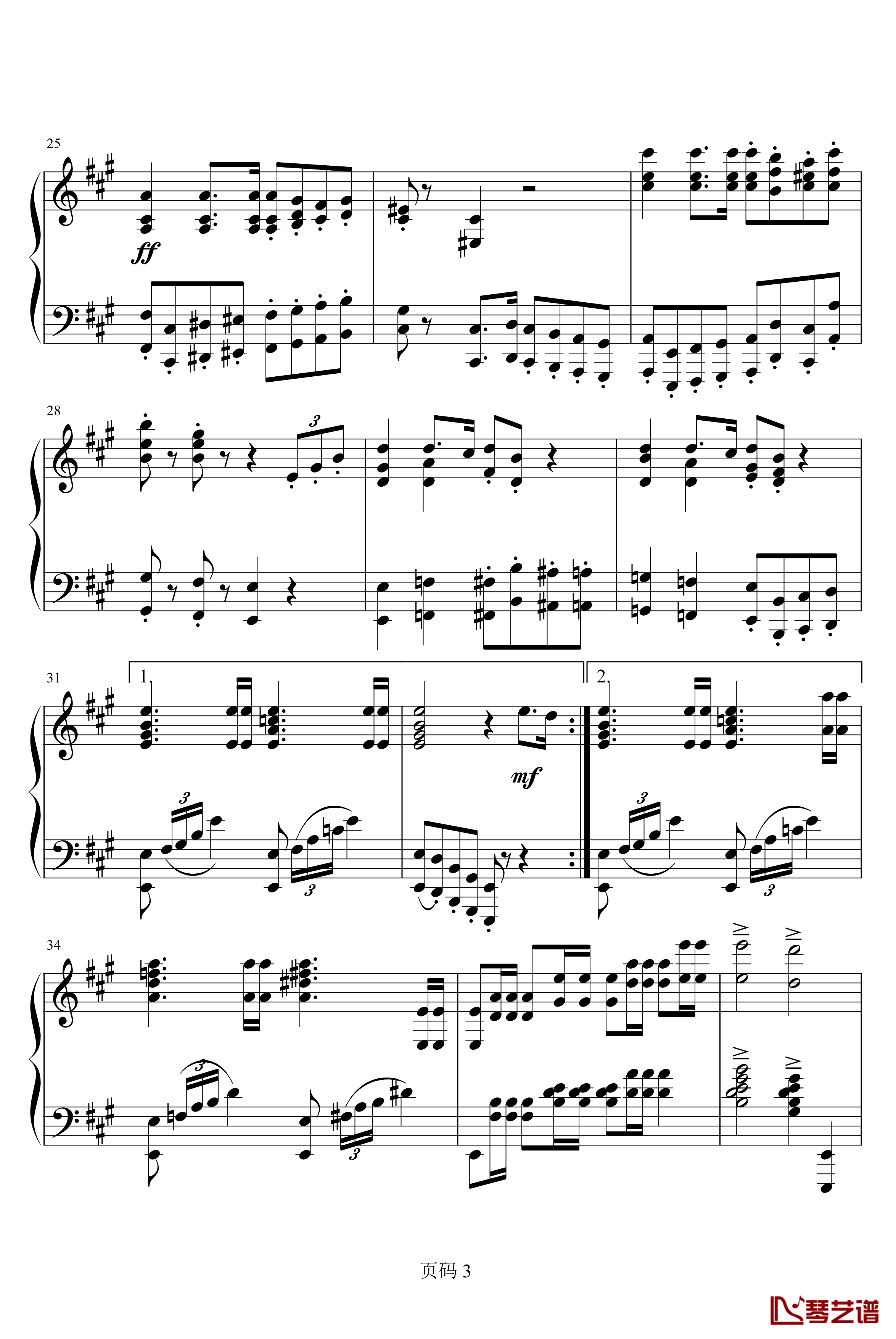 rufus welcoming钢琴谱-最终幻想3