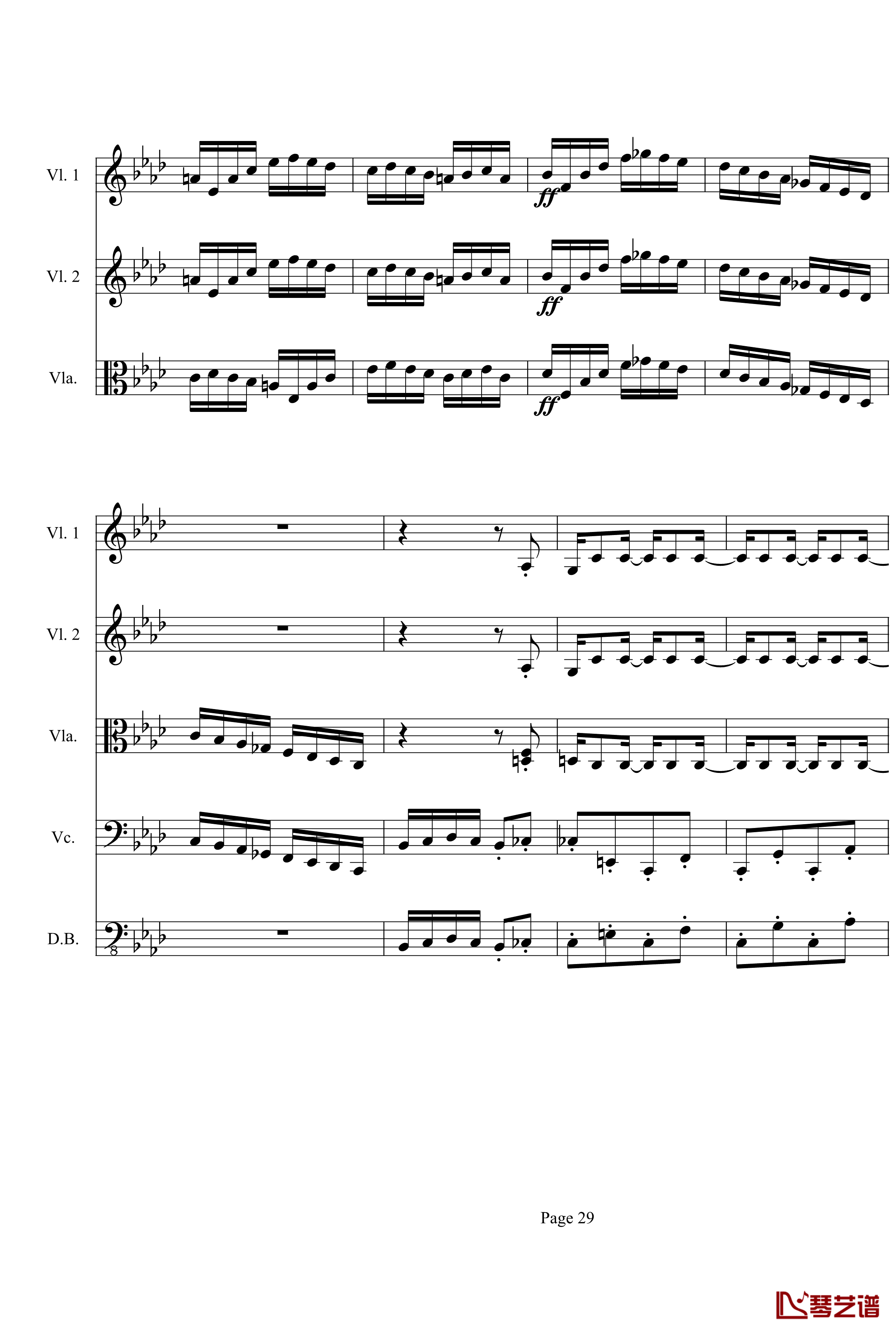 奏鸣曲之交响第23首Ⅲ钢琴谱--贝多芬-beethoven29