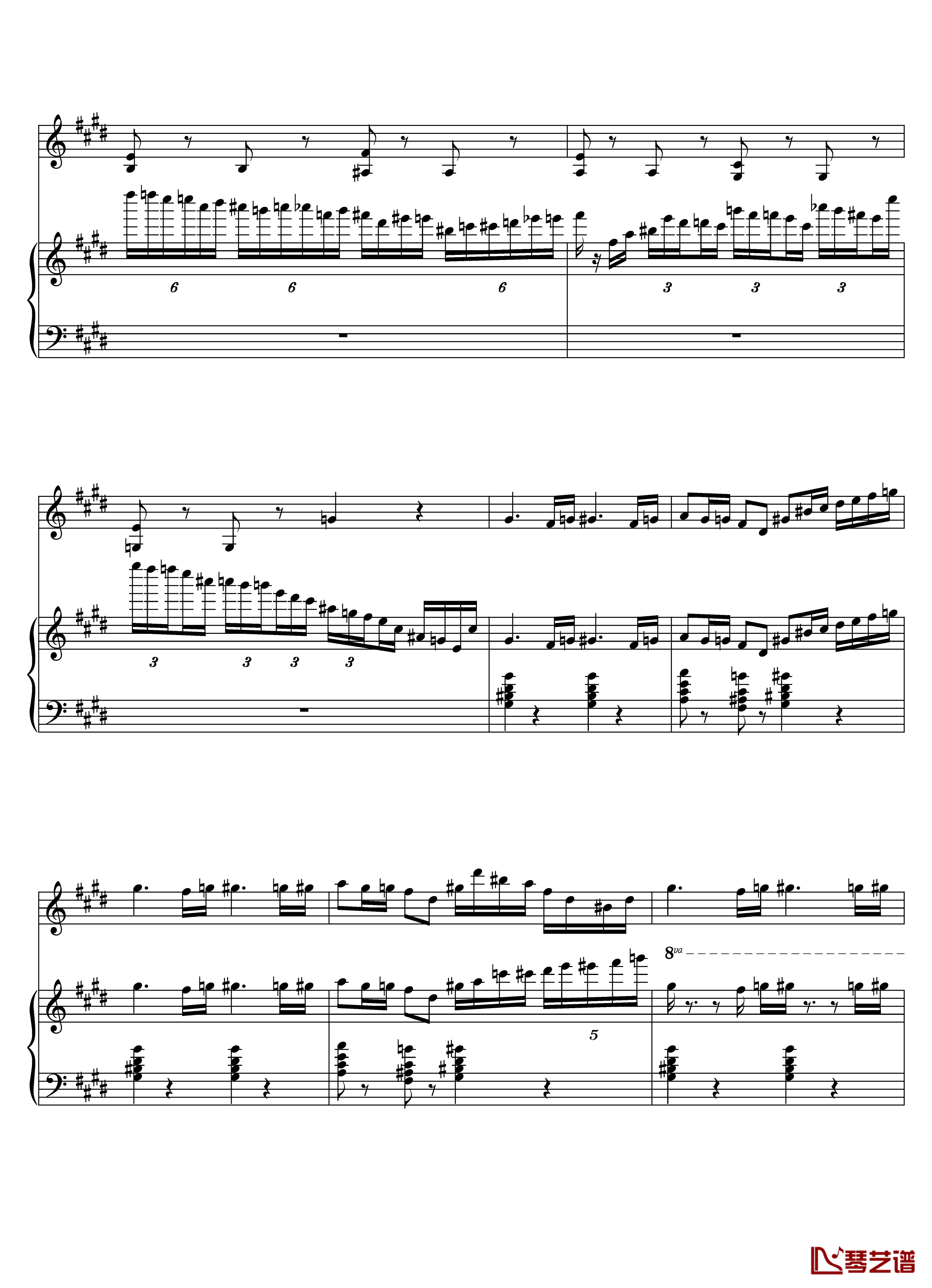 Parodia Sonatina钢琴谱-Deemo23