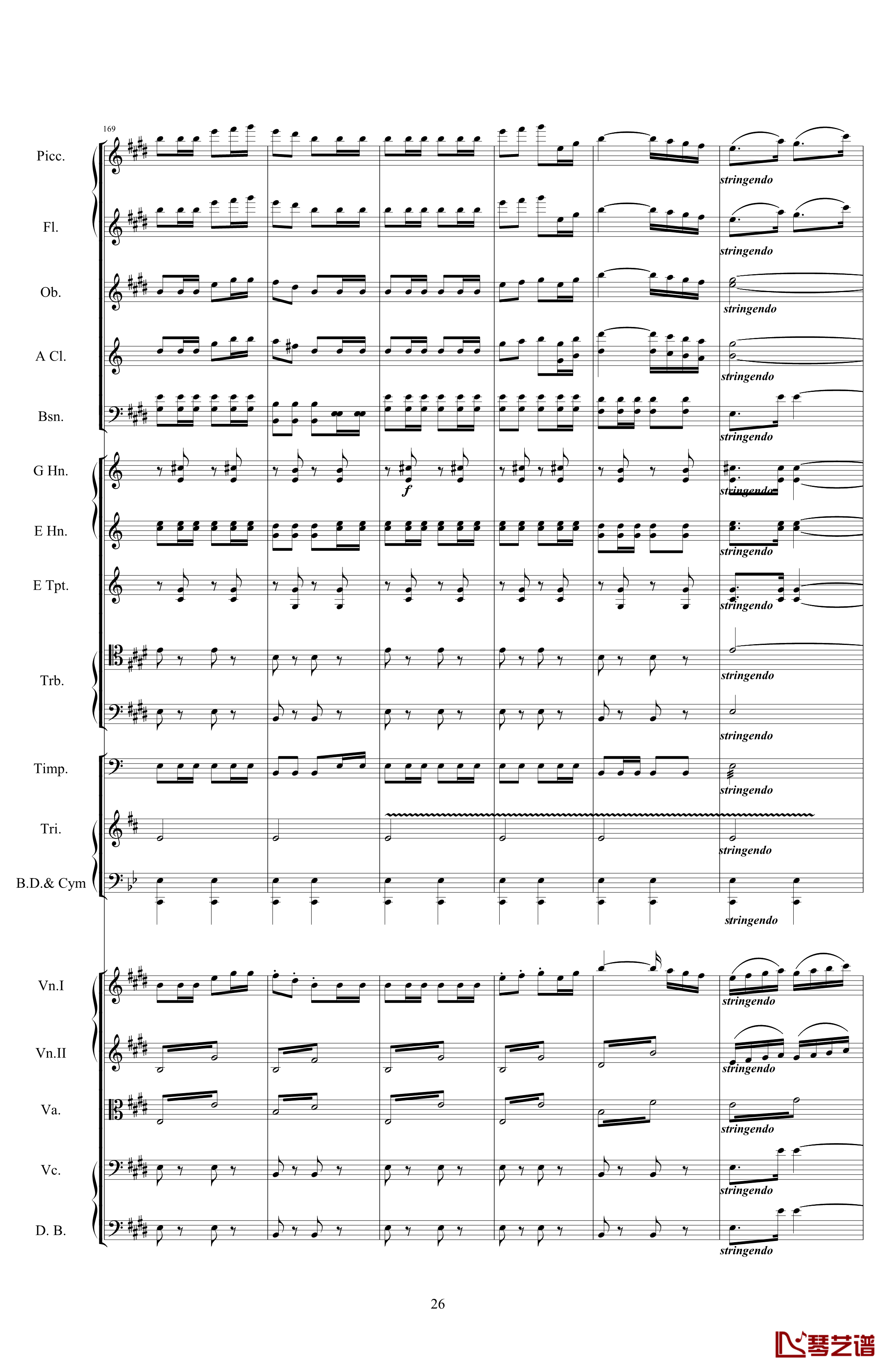 威廉退尔序曲钢琴谱-原版扒谱-罗西尼26