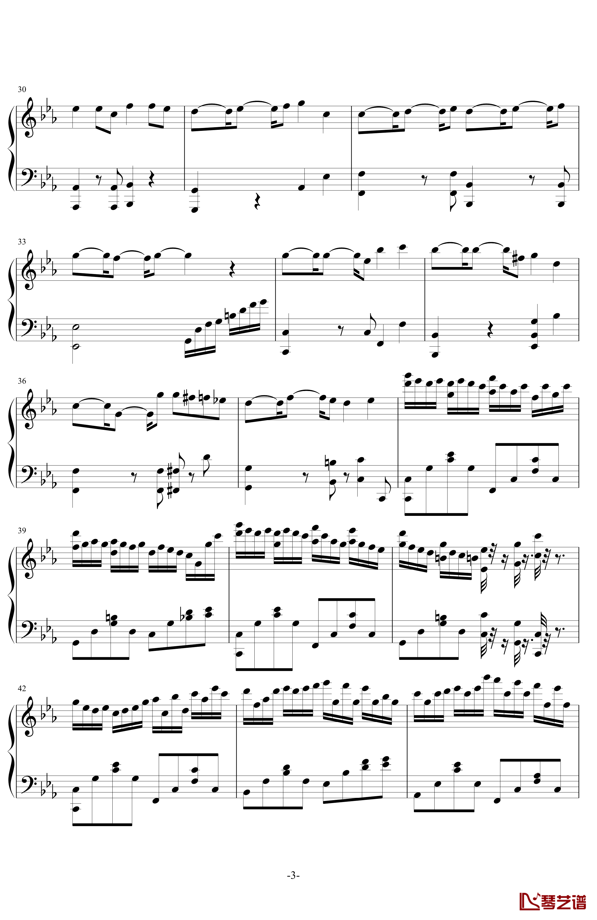 克罗地亚二号狂想曲钢琴谱-马克西姆-Maksim·Mrvica3