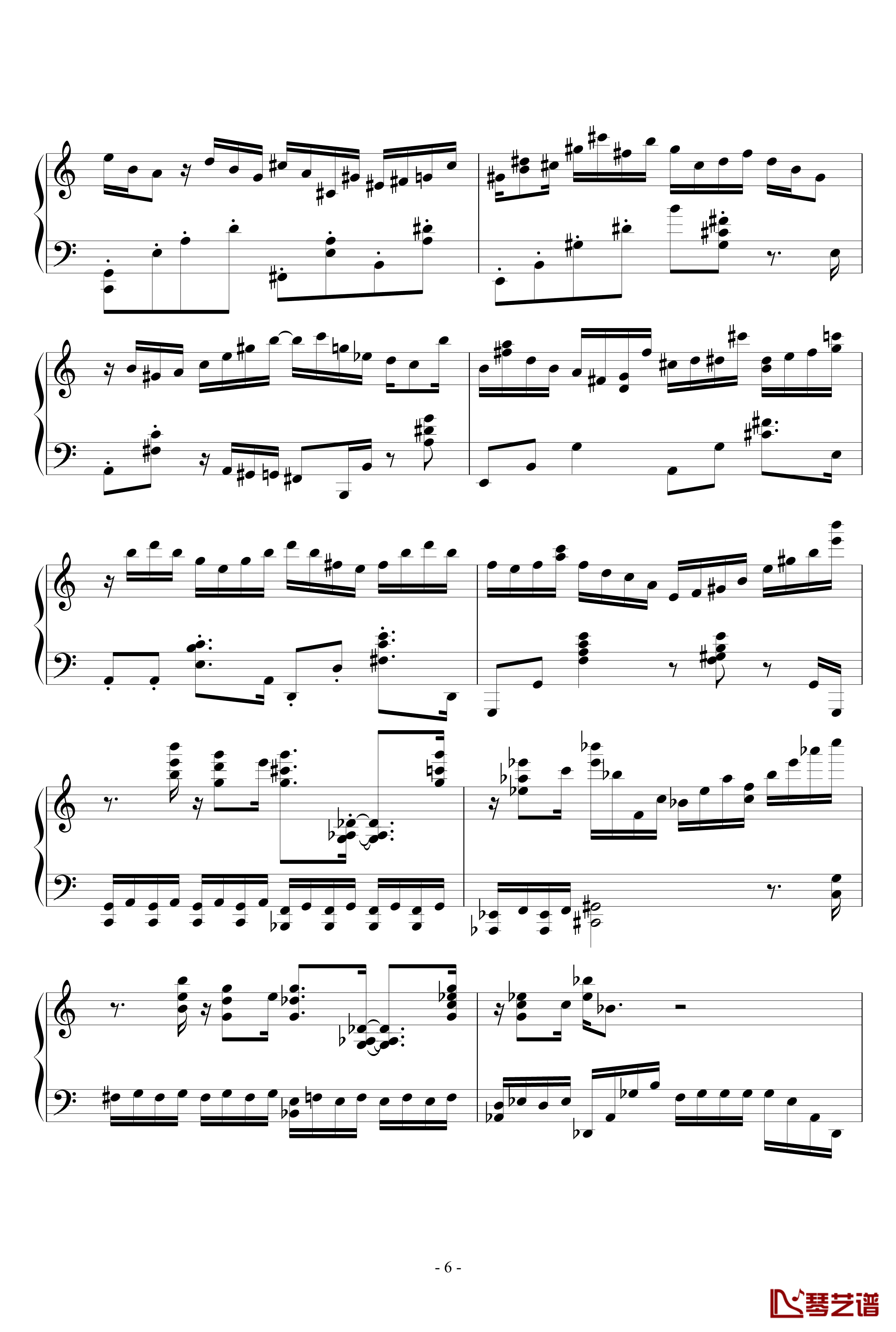 Concert Etude Op.40 No.1 Prelude钢琴谱-尼古拉·凯帕斯汀-Nikolai Kapustin6