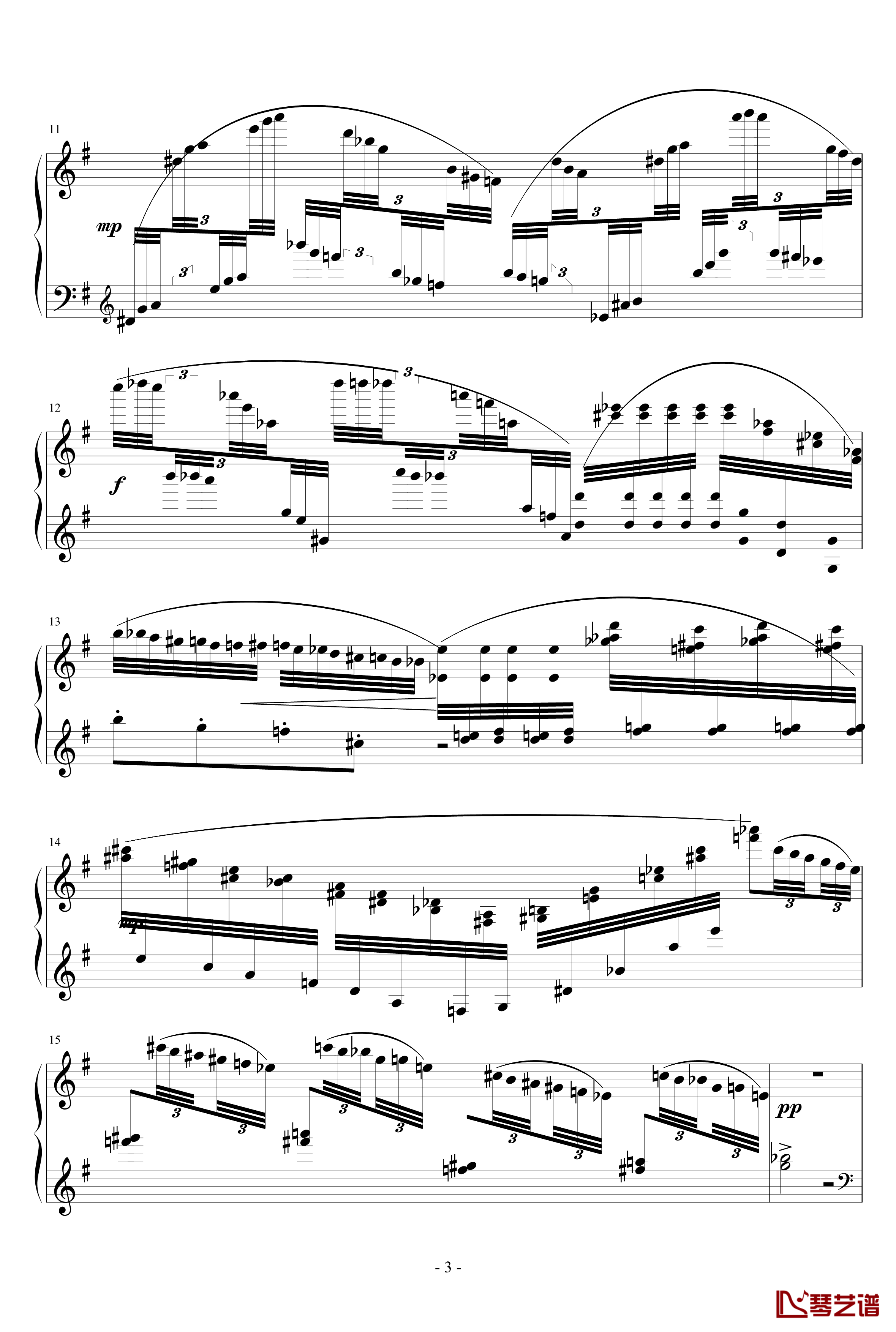 Capriccio in G Major钢琴谱-一个球3