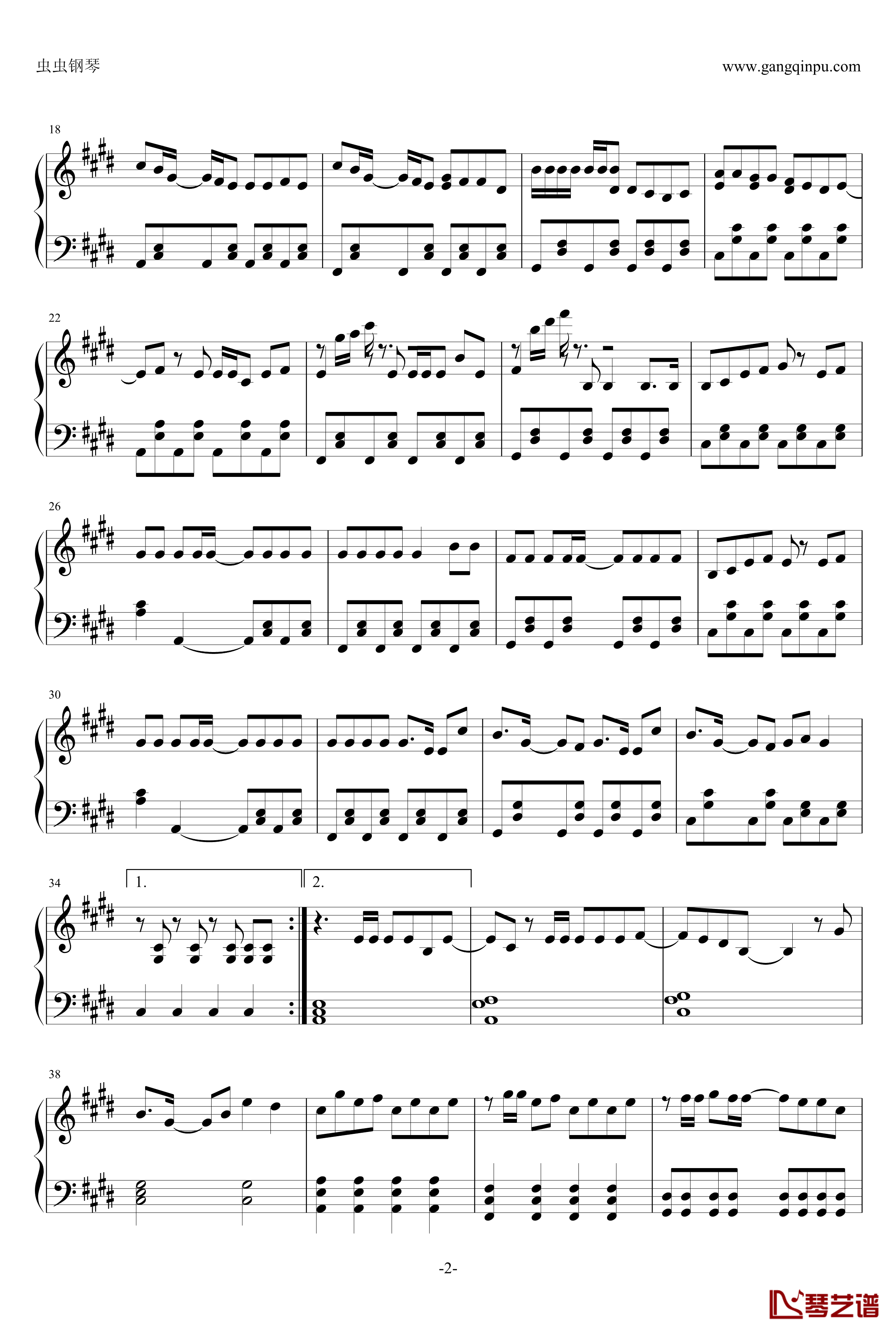 Gee钢琴谱-少女时代演奏版2