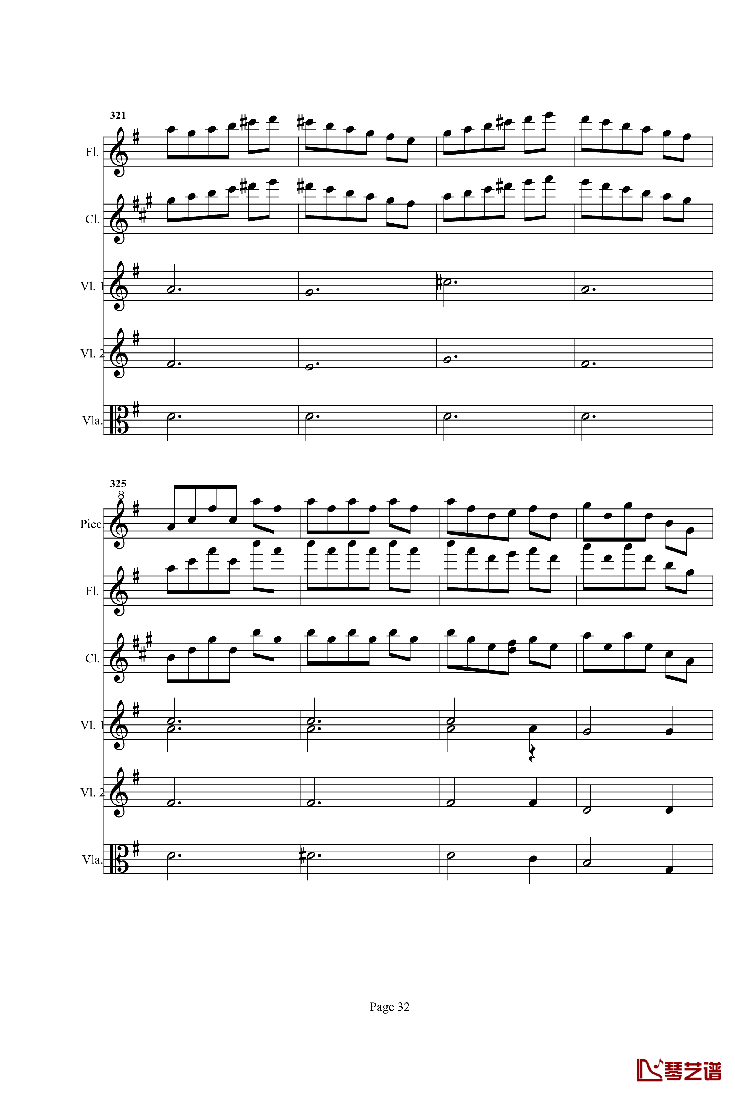 奏鸣曲之交响钢琴谱-第25首-Ⅰ-贝多芬-beethoven32