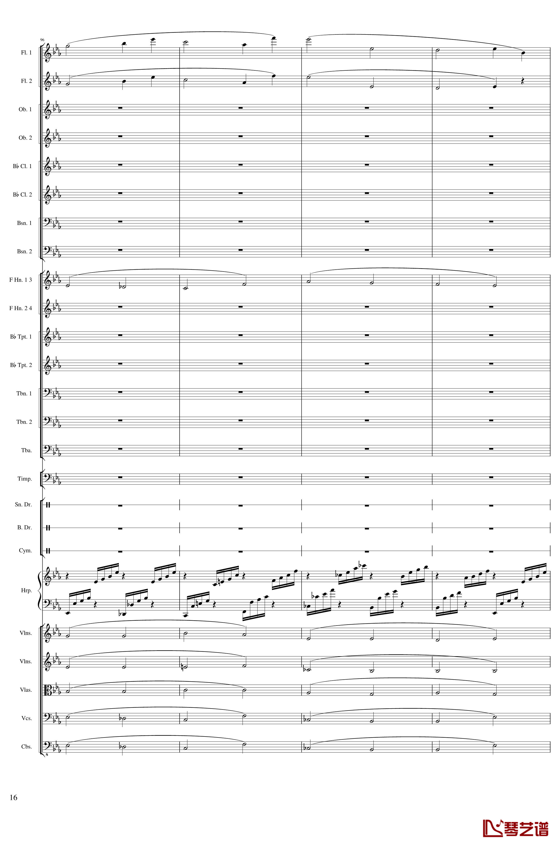 Capriccio Brilliant in E Minor, Op.94钢琴谱- III.The time at the school-一个球16
