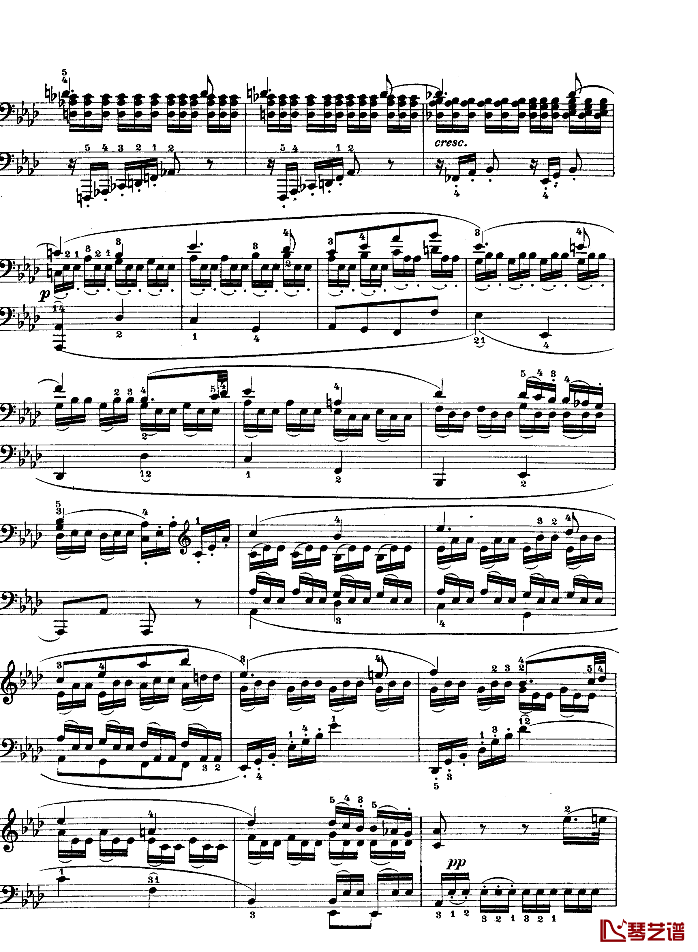C小调第八琴奏鸣曲钢琴谱-悲怆-贝多芬-beethoven11