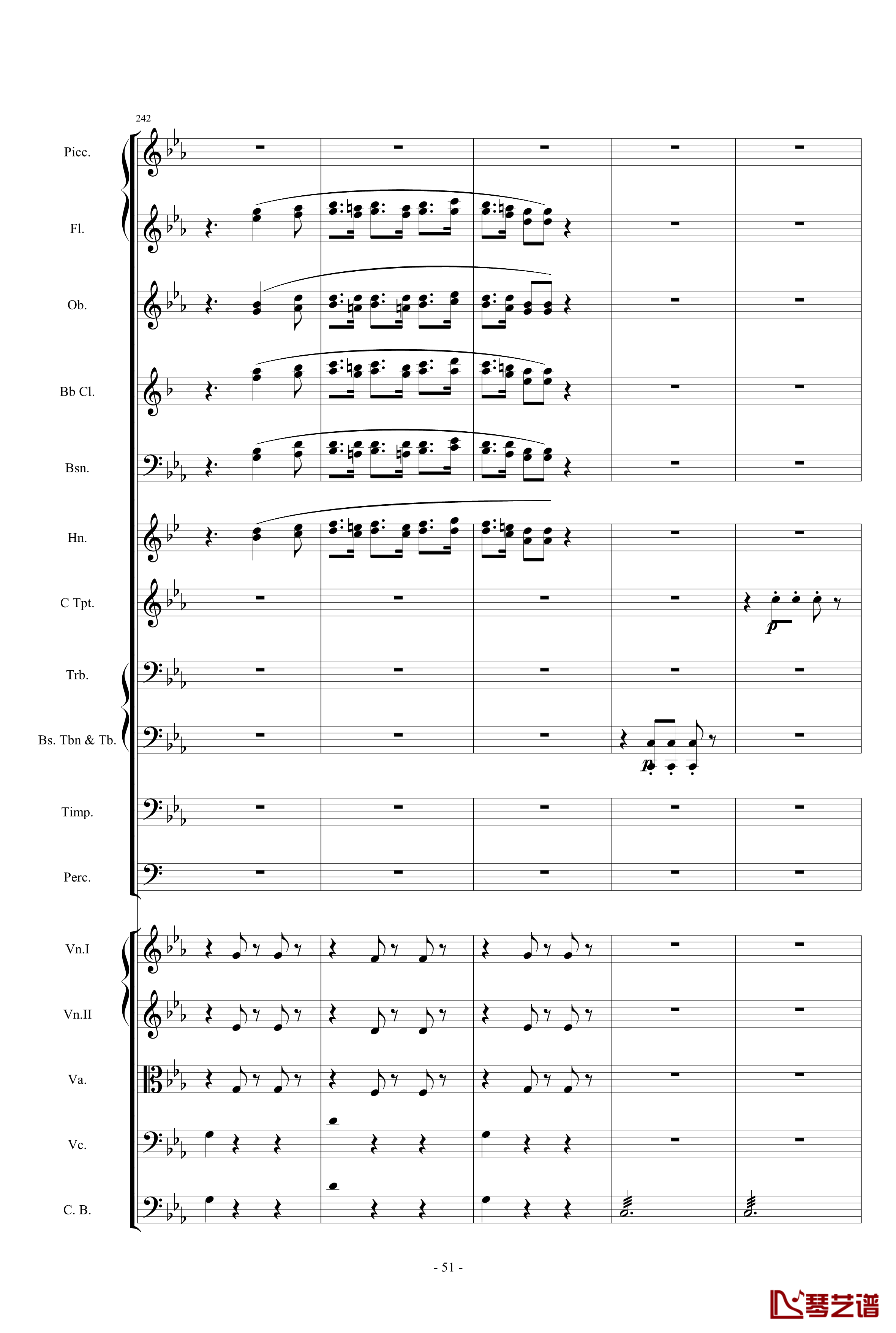 愤怒的小鸟交响曲第三乐章Op.5 no.3钢琴谱-1057257851