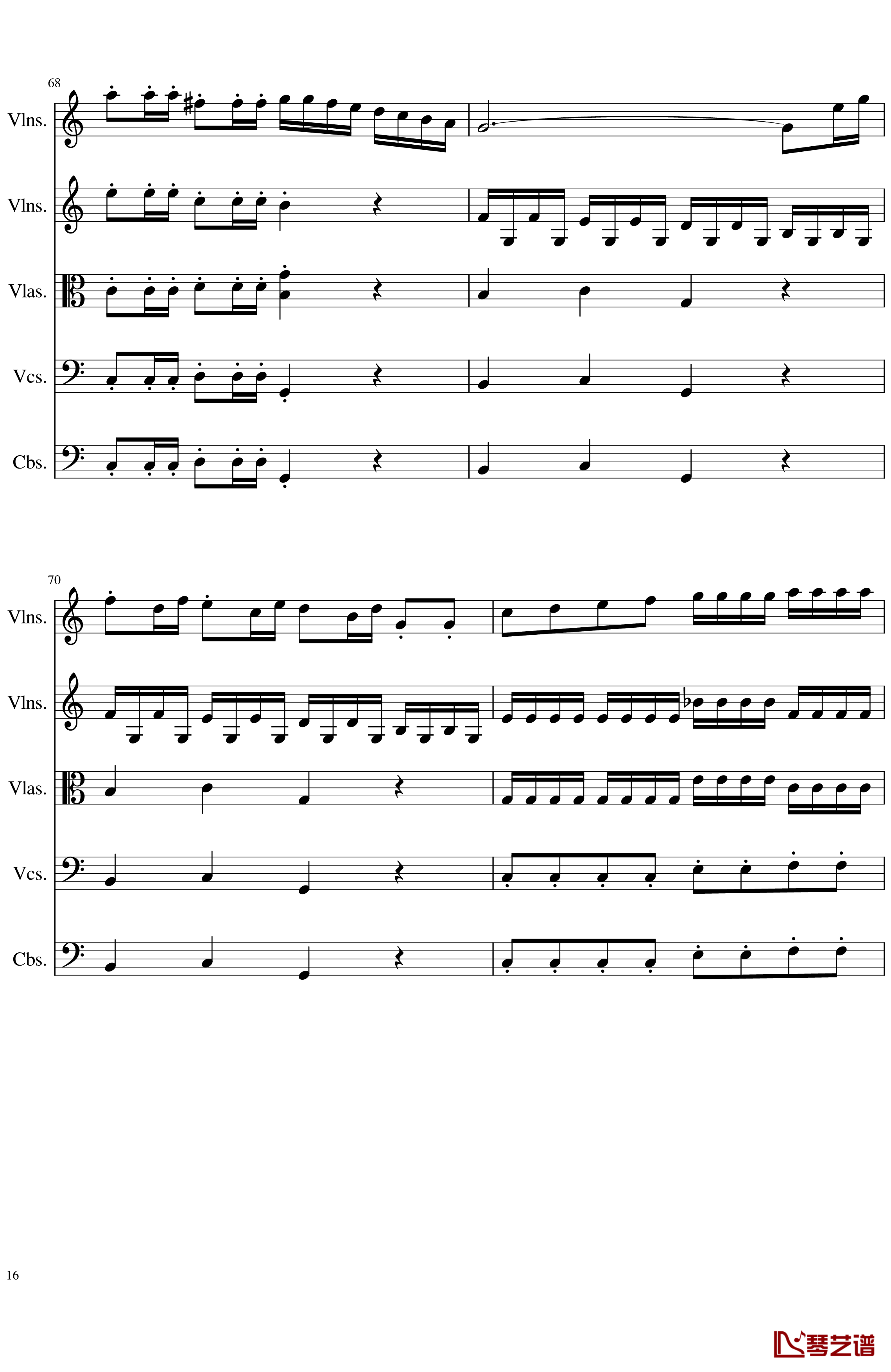 March in C, Op.124b钢琴谱-一个球16
