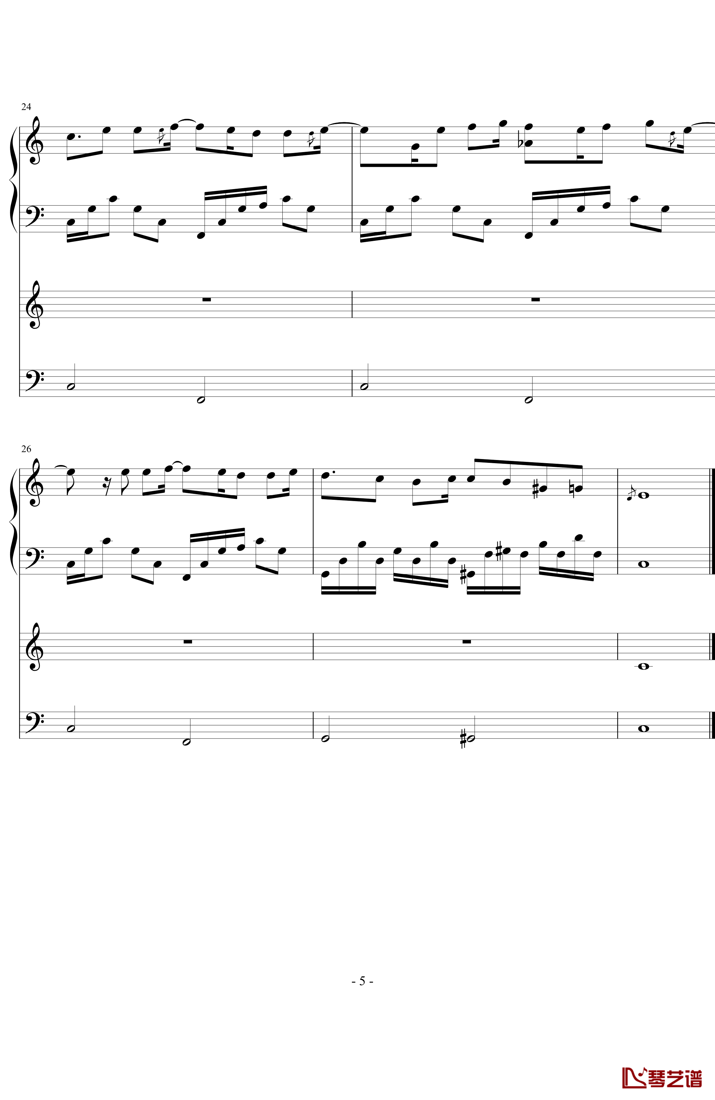 YOU AND ME钢琴谱-Yiruma5