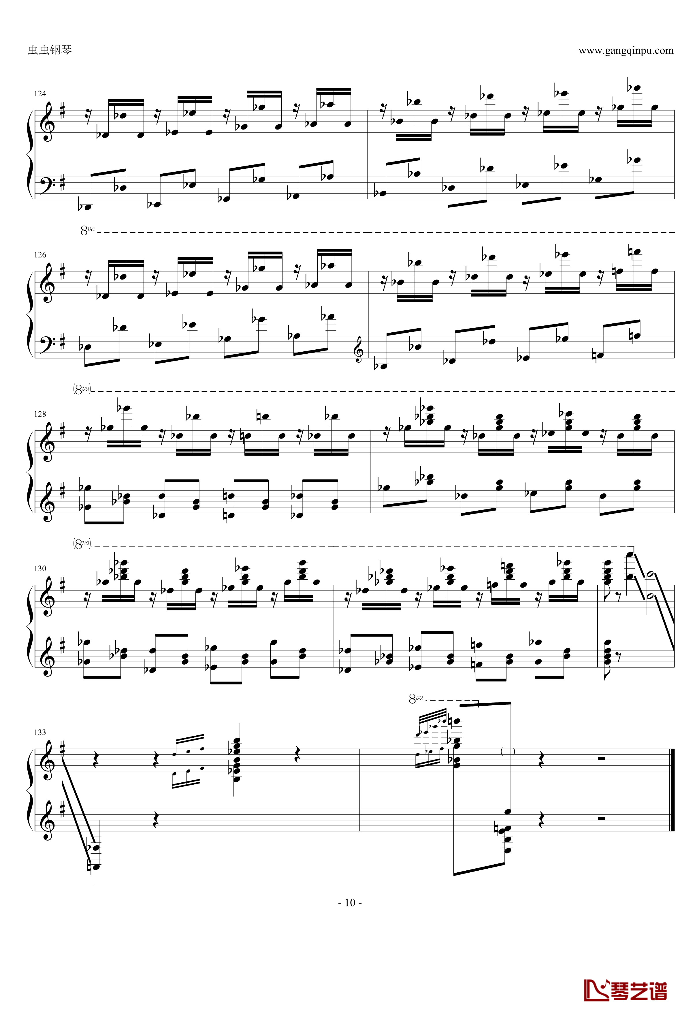 马刀舞曲钢琴谱-齐夫拉10