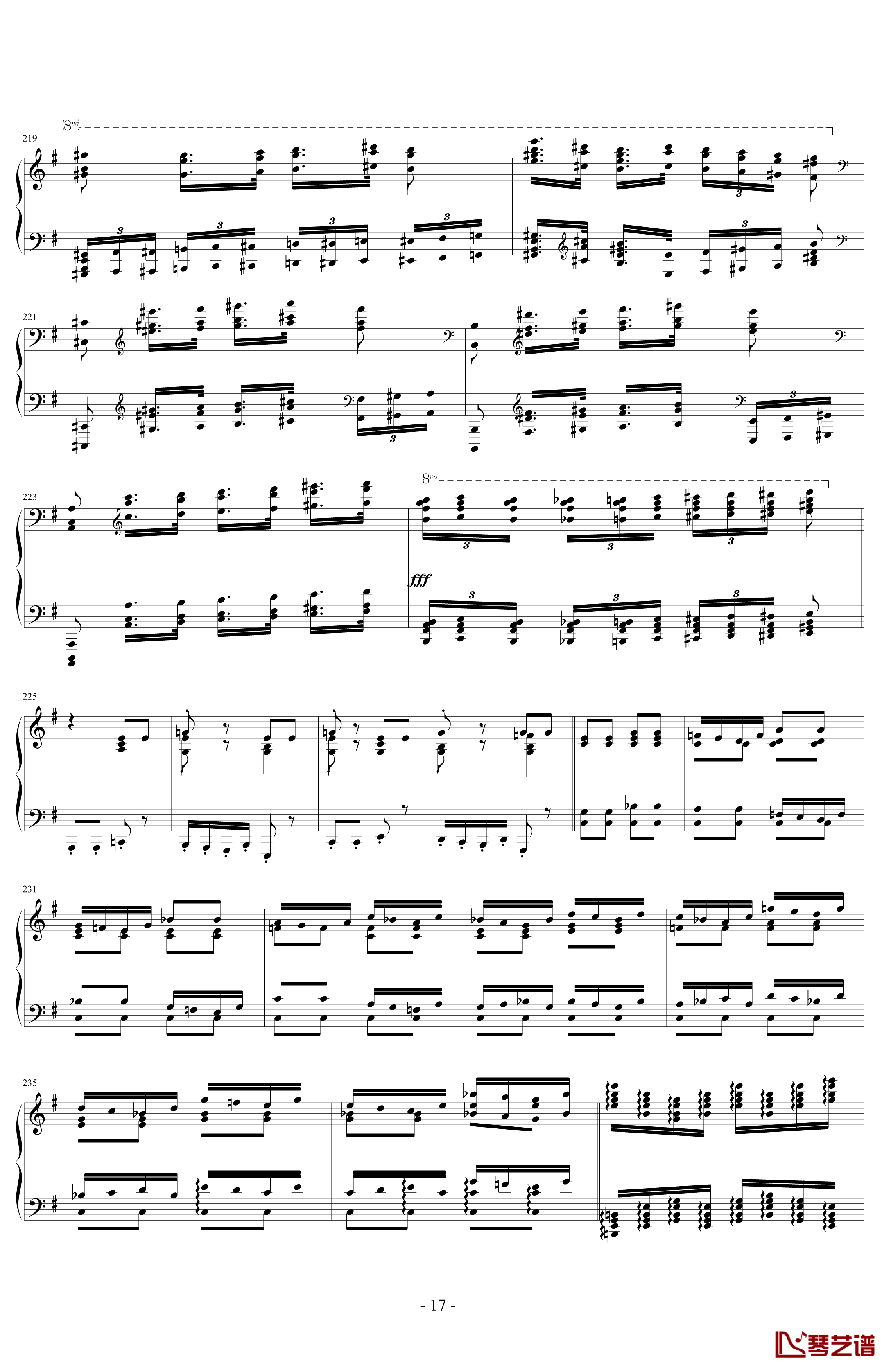 阿尔坎Op.39 No.12 变奏曲钢琴谱-Charles-Valentin Alkan17