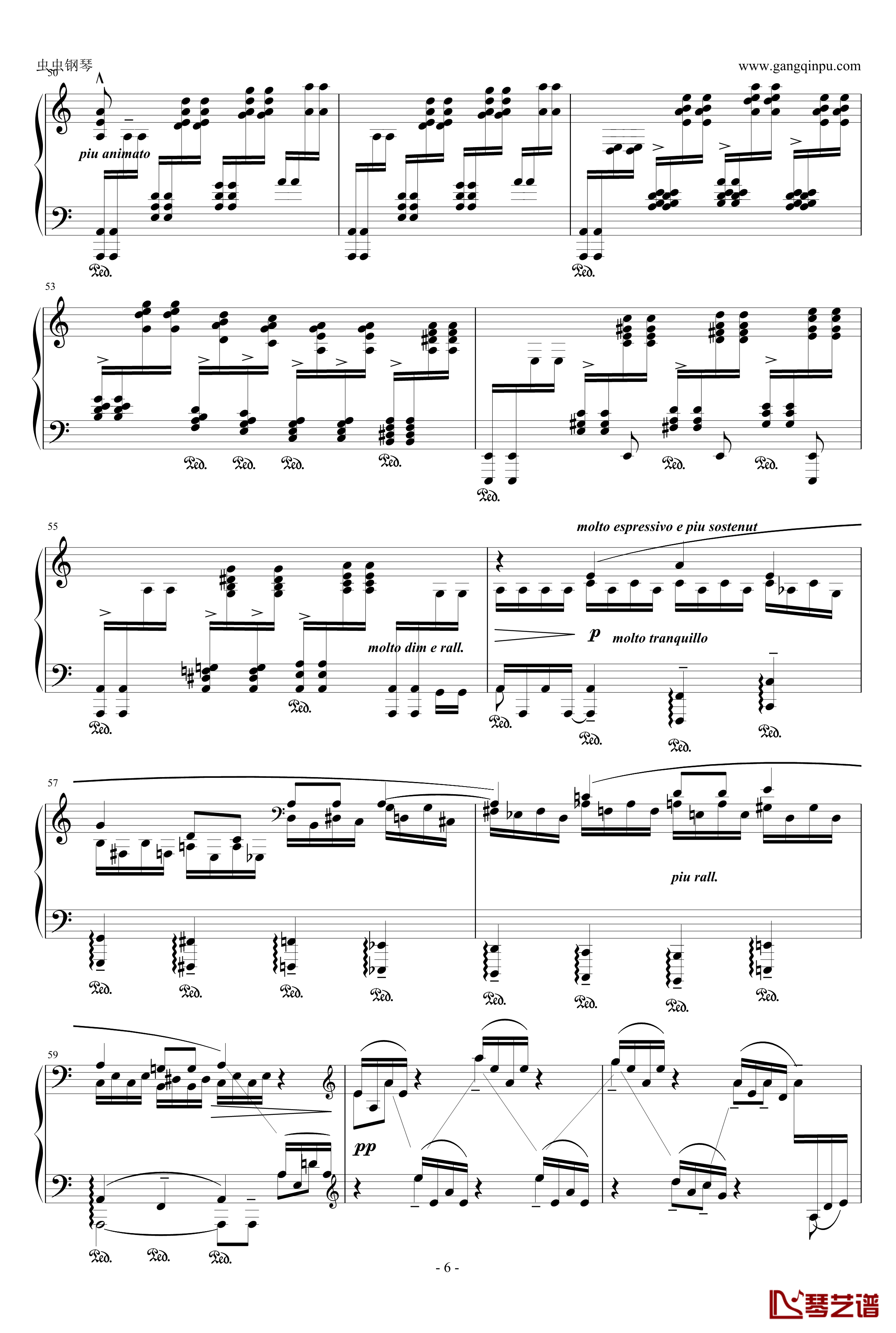 爪哇组曲钢琴谱-戈多夫斯基6