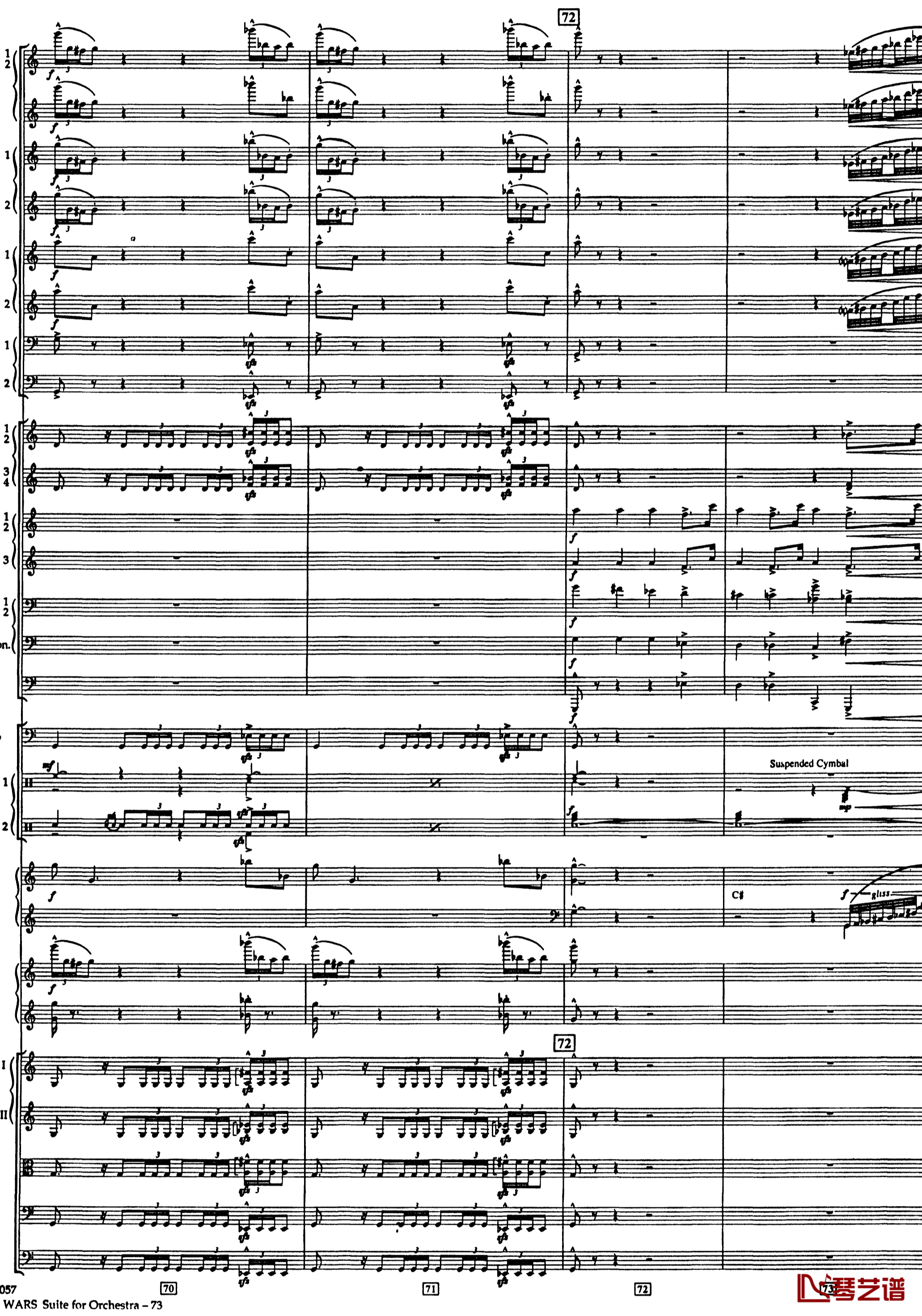 帝国进行曲总谱钢琴谱-The Imperial March Full Orchestra-John Williams17